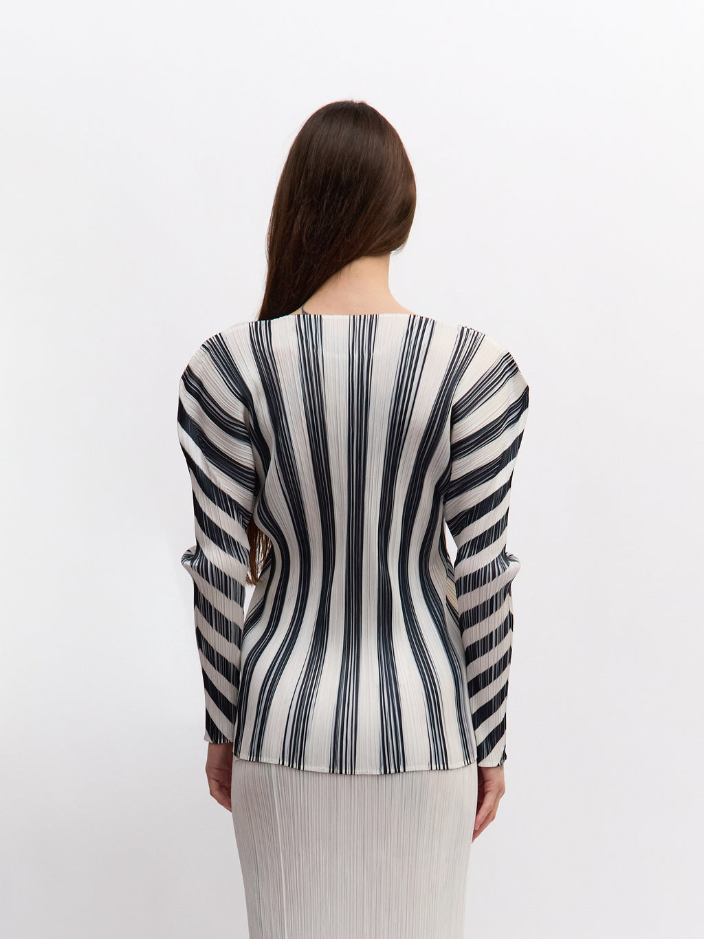 Pleats Pleats Striped Longsleeve