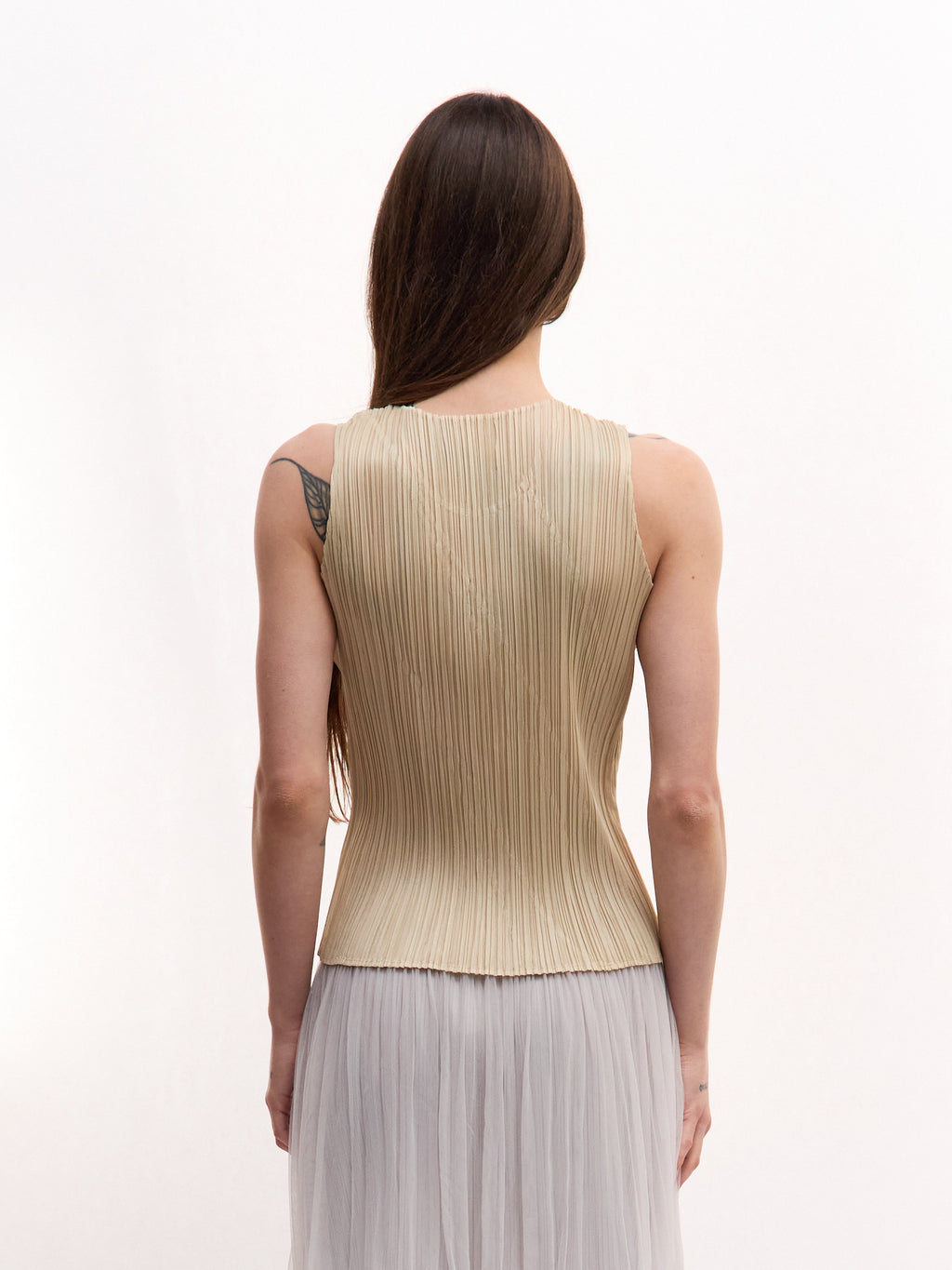 Pleats Please Nude Tank Top