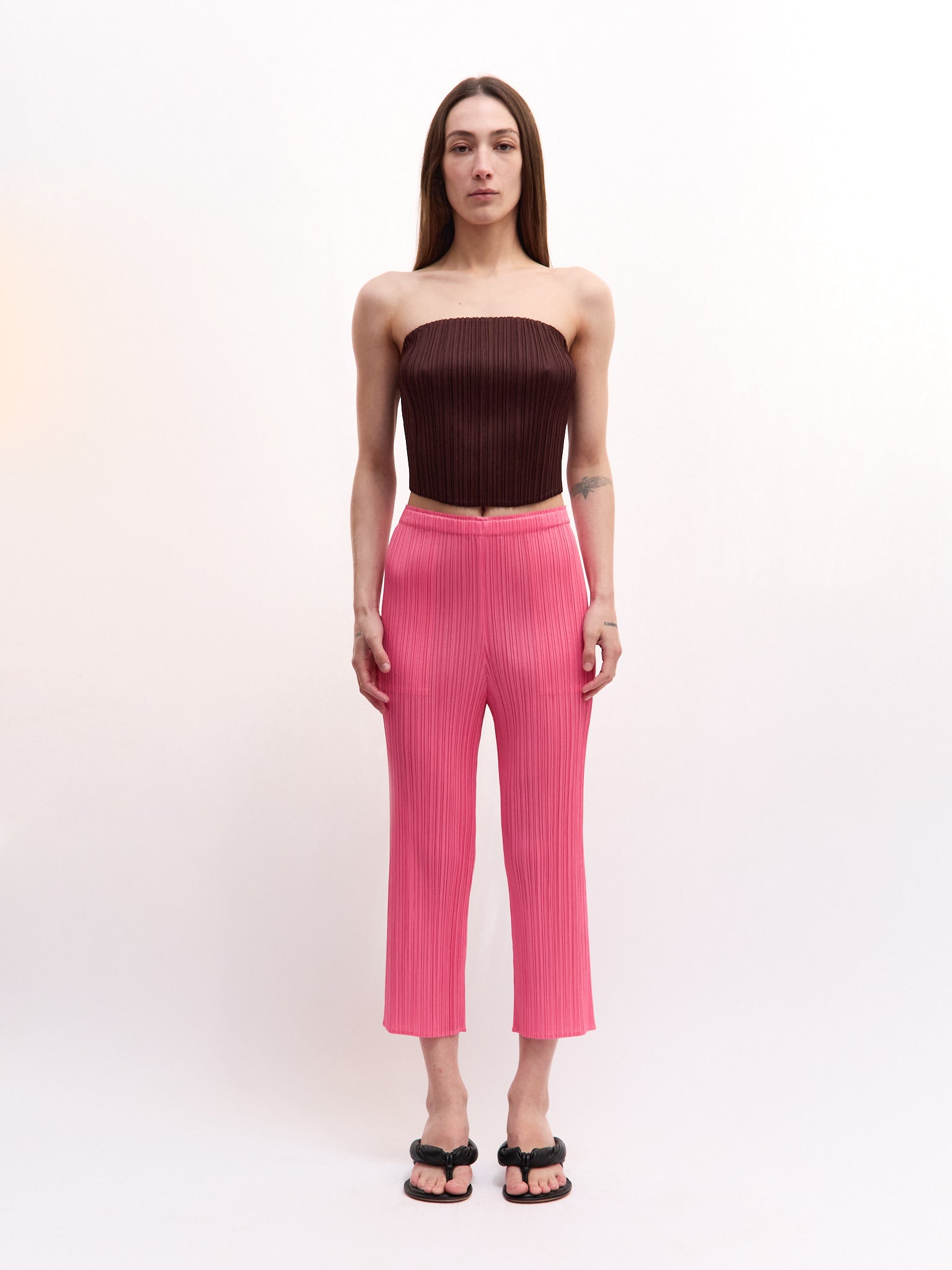 Issey Miyake Pleats Please Light Pink Pants