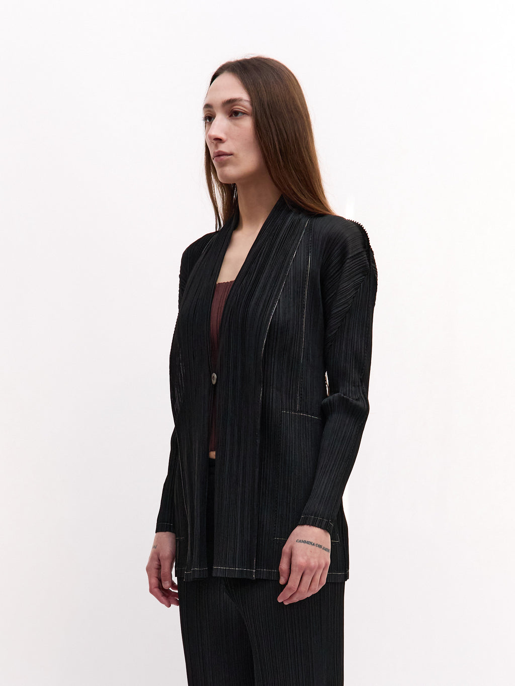 2014 Pleats Please Black Long Sleeve