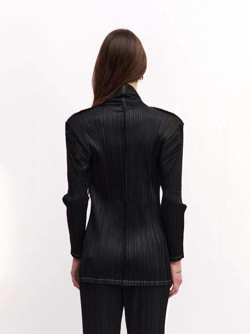 2014 Pleats Please Black Long Sleeve