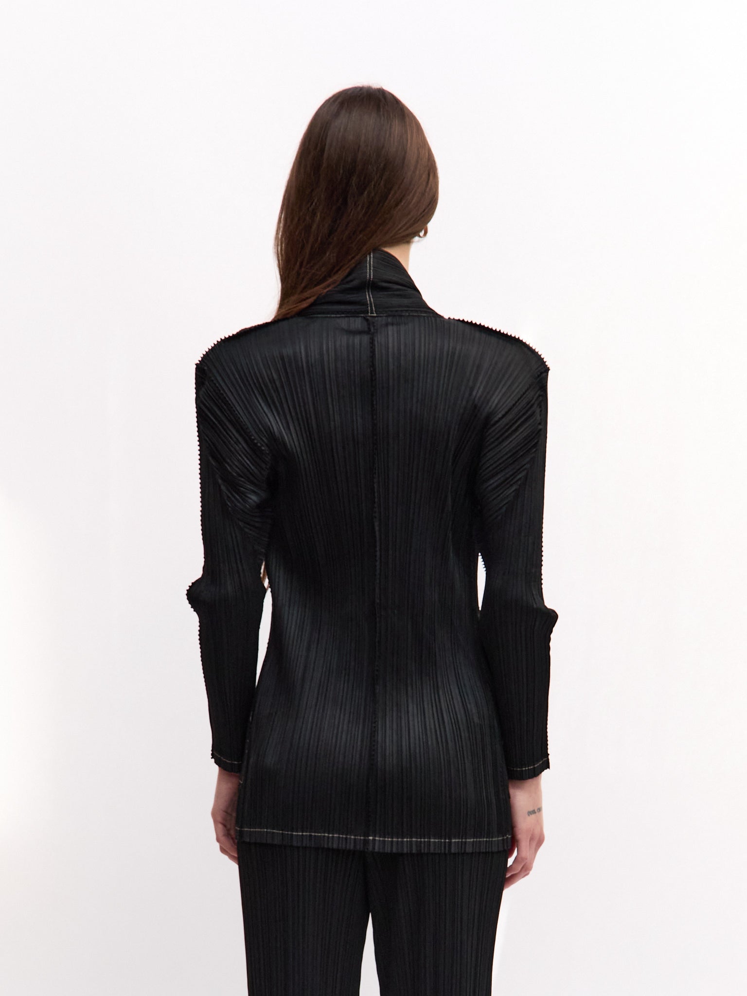 2014 Pleats Please Black Long Sleeve