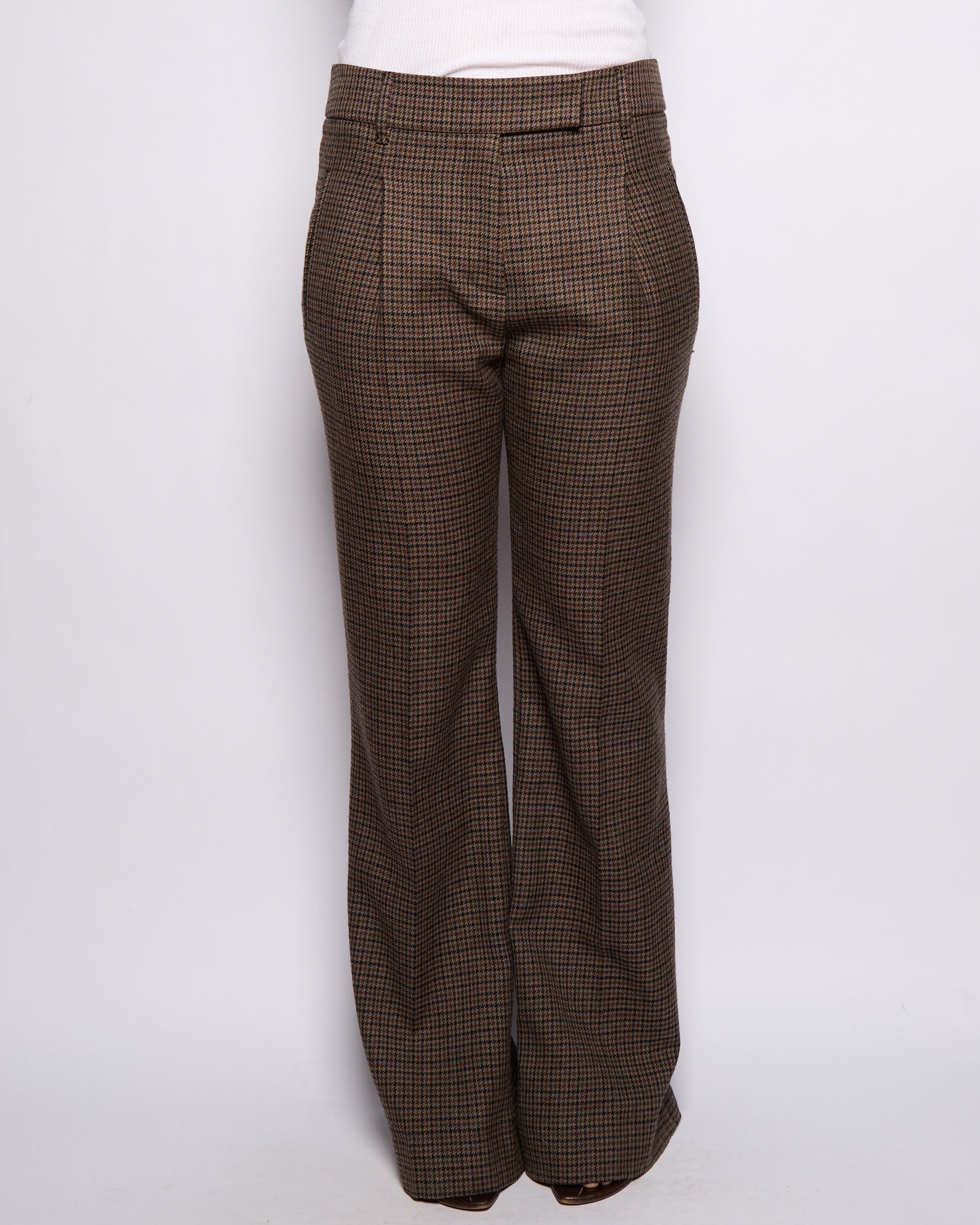 2017 FW Prada Plaid Wool Pants