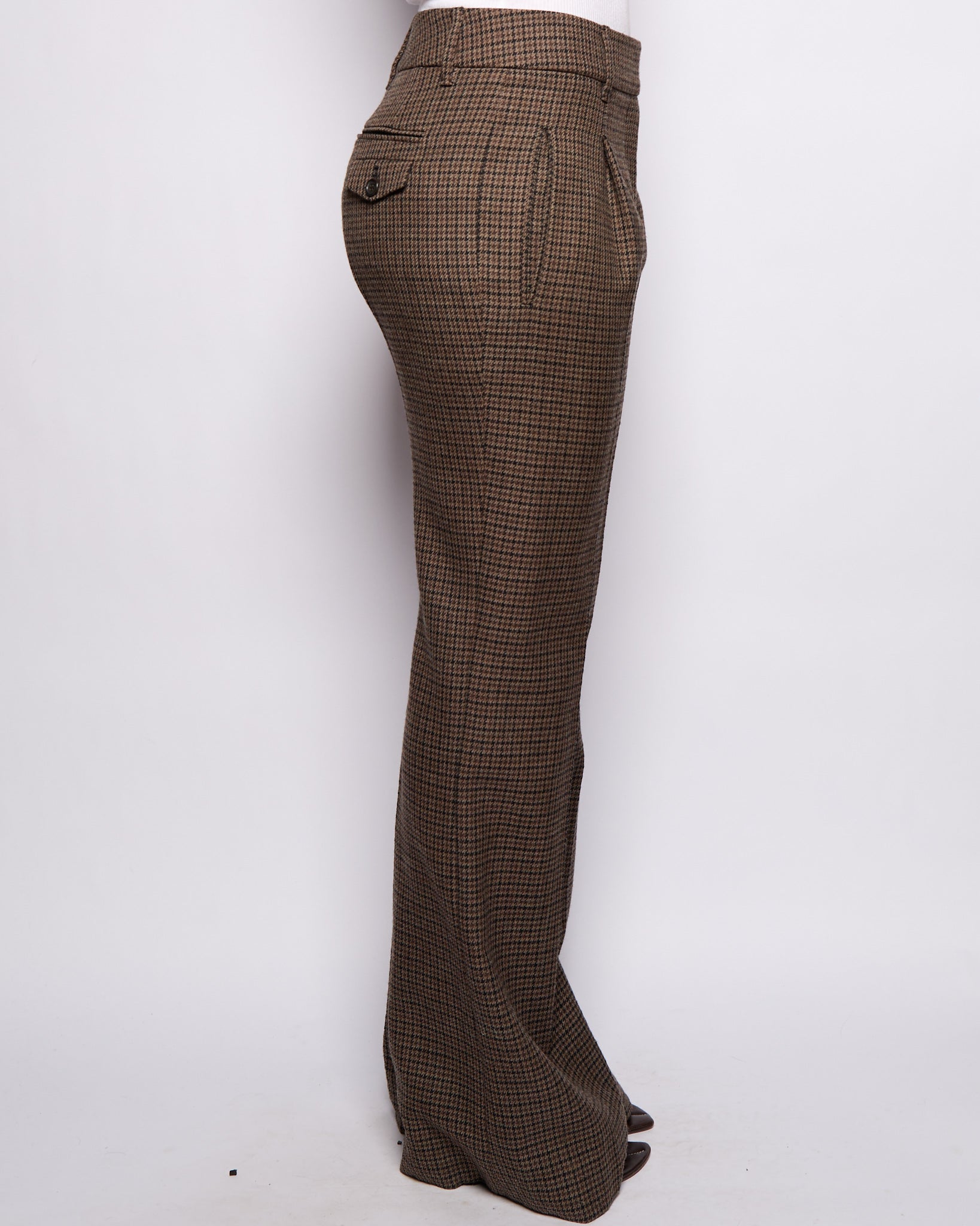 2017 FW Prada Plaid Wool Pants