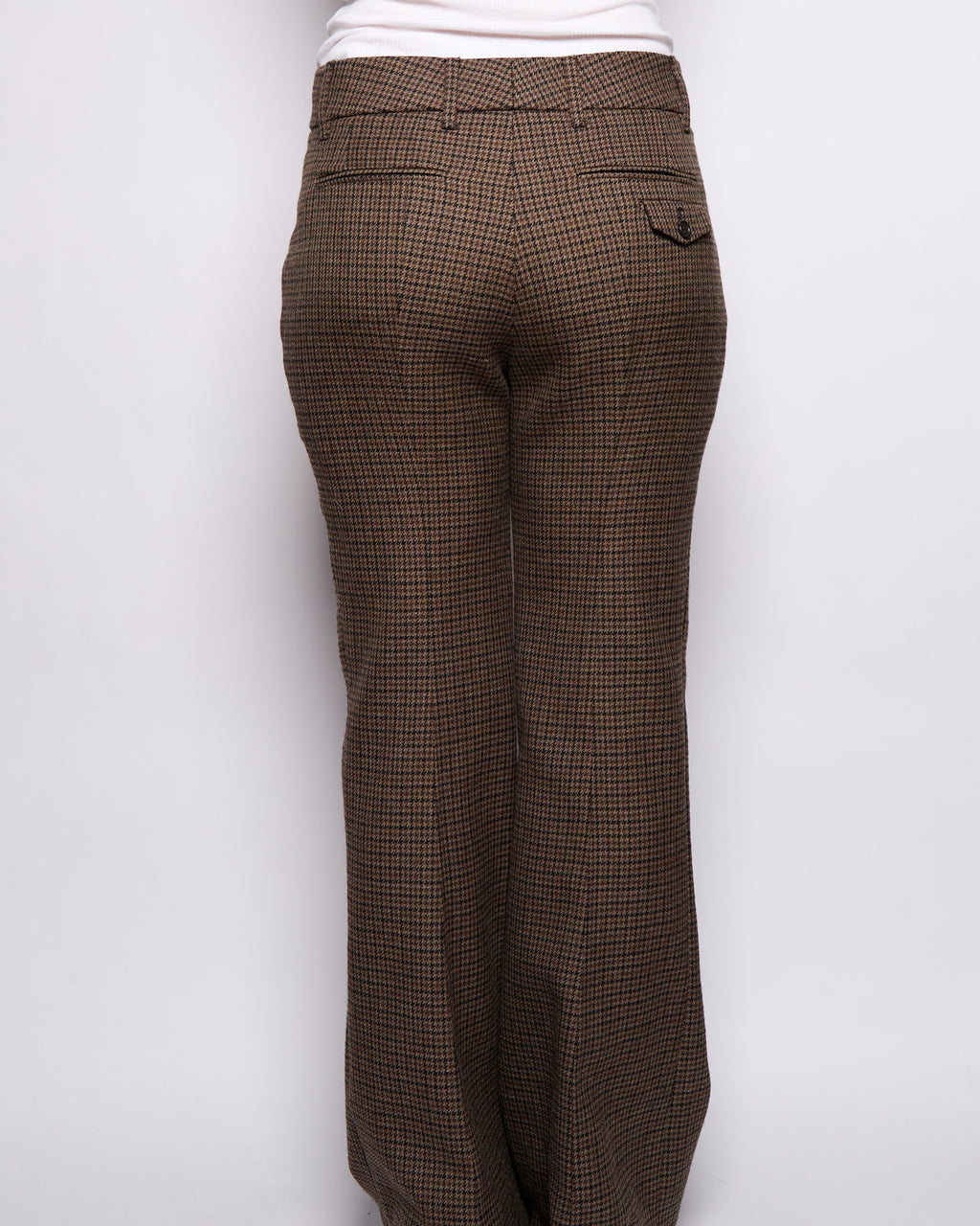 2017 FW Prada Plaid Wool Pants