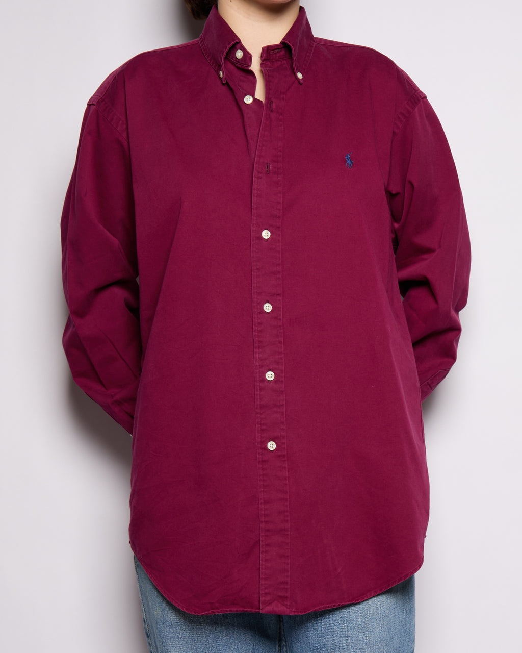 90’s Ralph Lauren Red Logo Oxford Button Down