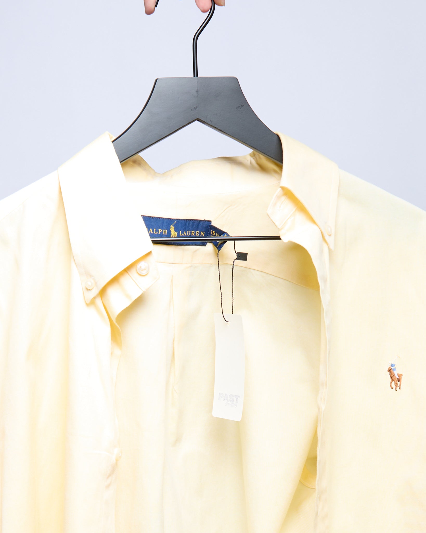 00's Ralph Lauren Yellow Logo Oxford Button Down