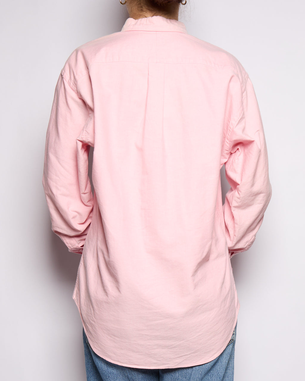 90’s Ralph Lauren Pink Logo Oxford Button Down