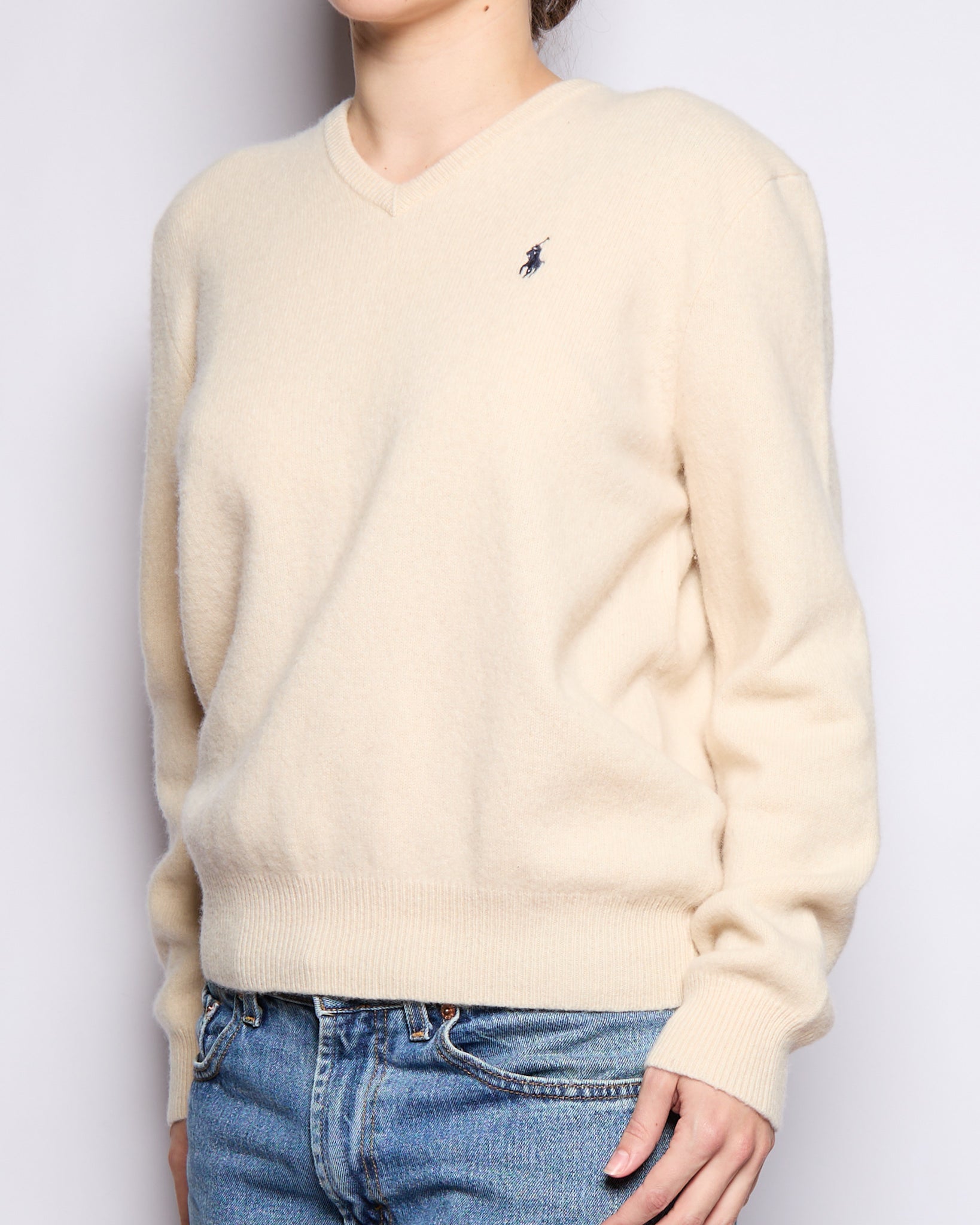 Ralph Lauren V-Neck Wool Sweater