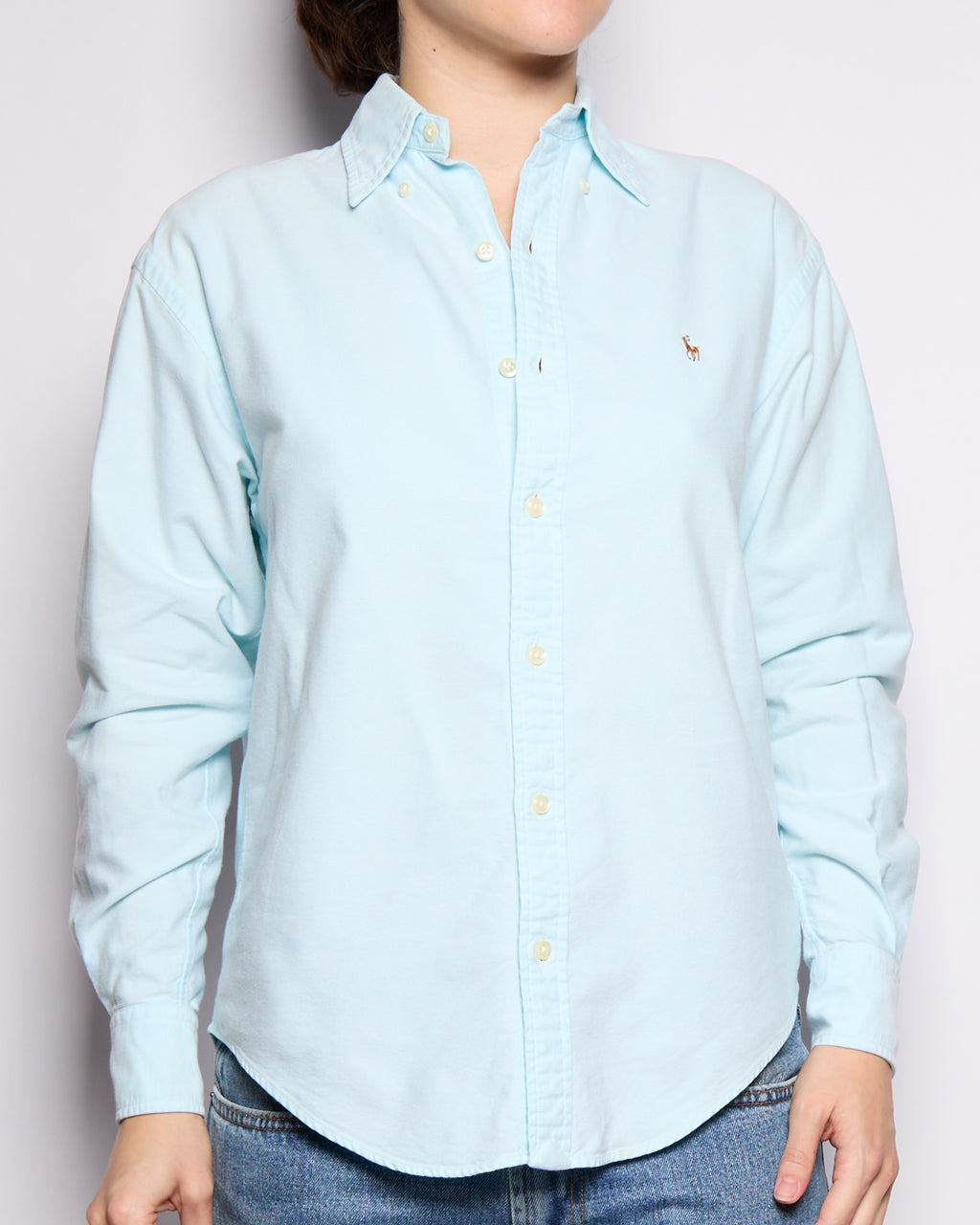 00’s Ralph Lauren Light Blue Button Down
