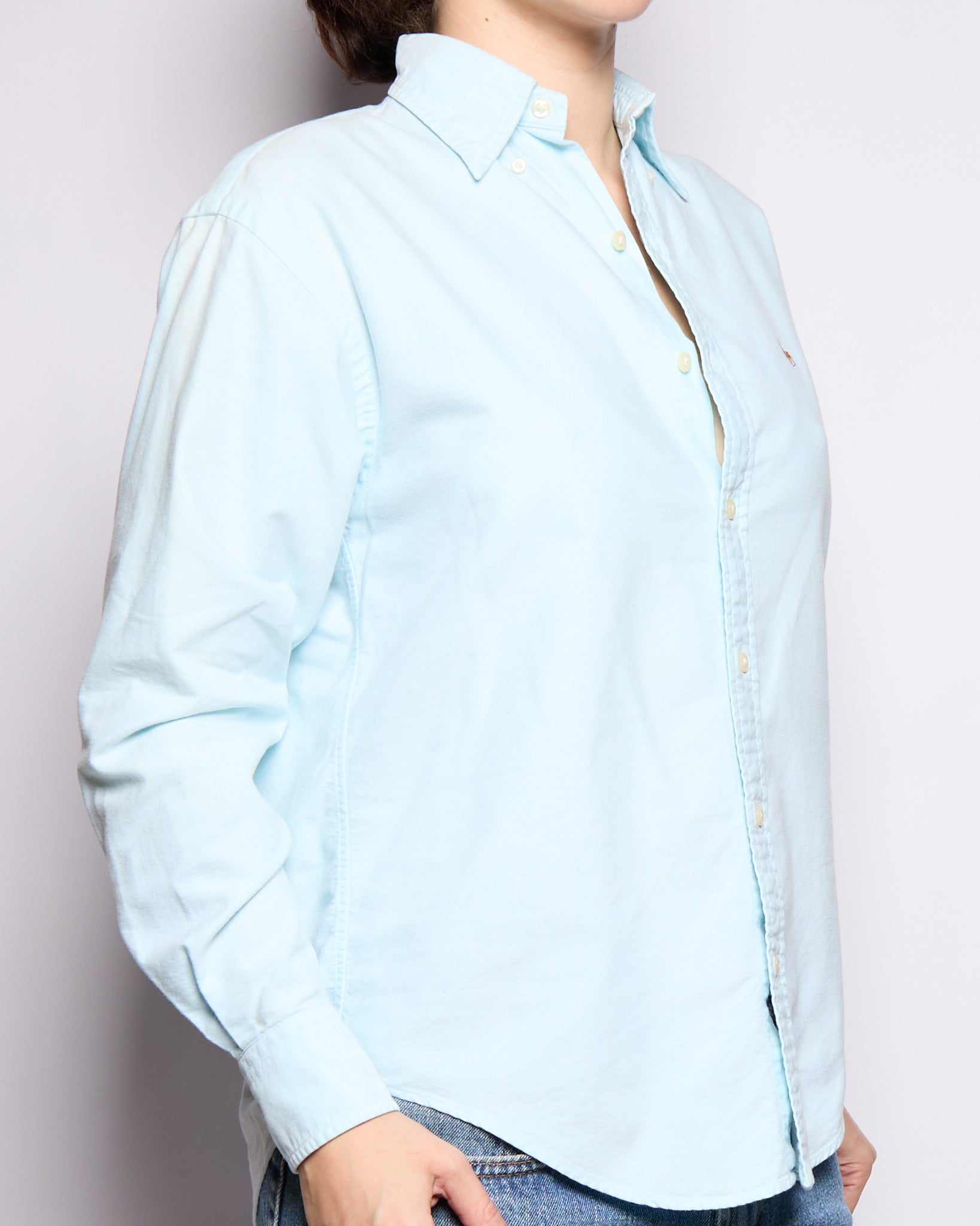 00’s Ralph Lauren Light Blue Button Down