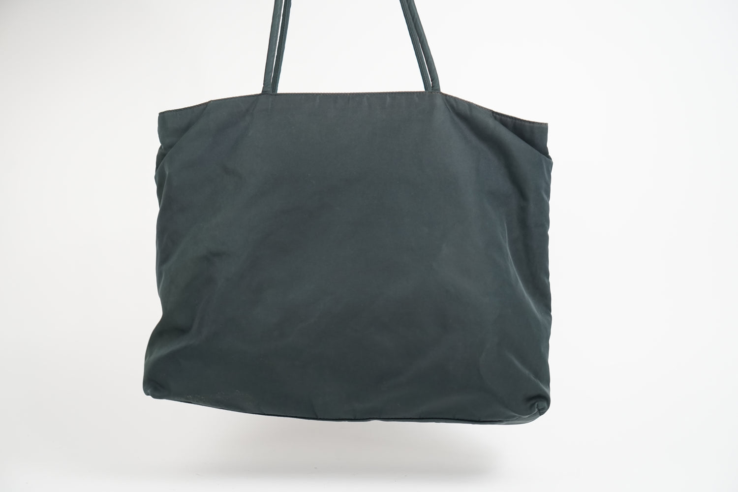 Prada Dark Green Nylon Tote