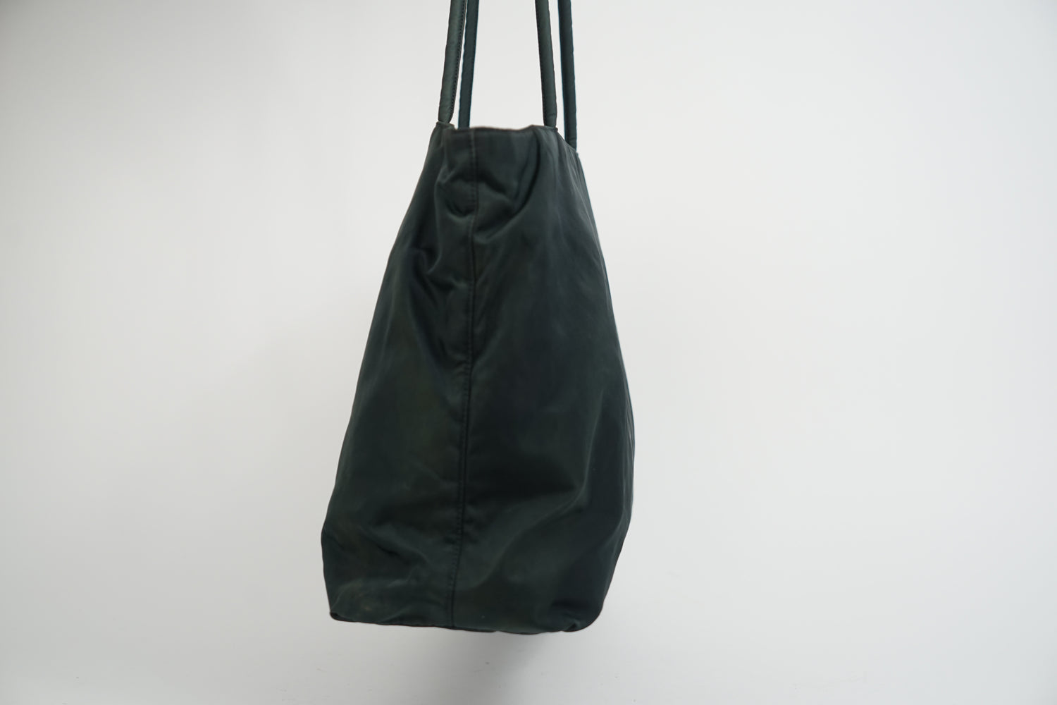 Prada Dark Green Nylon Tote