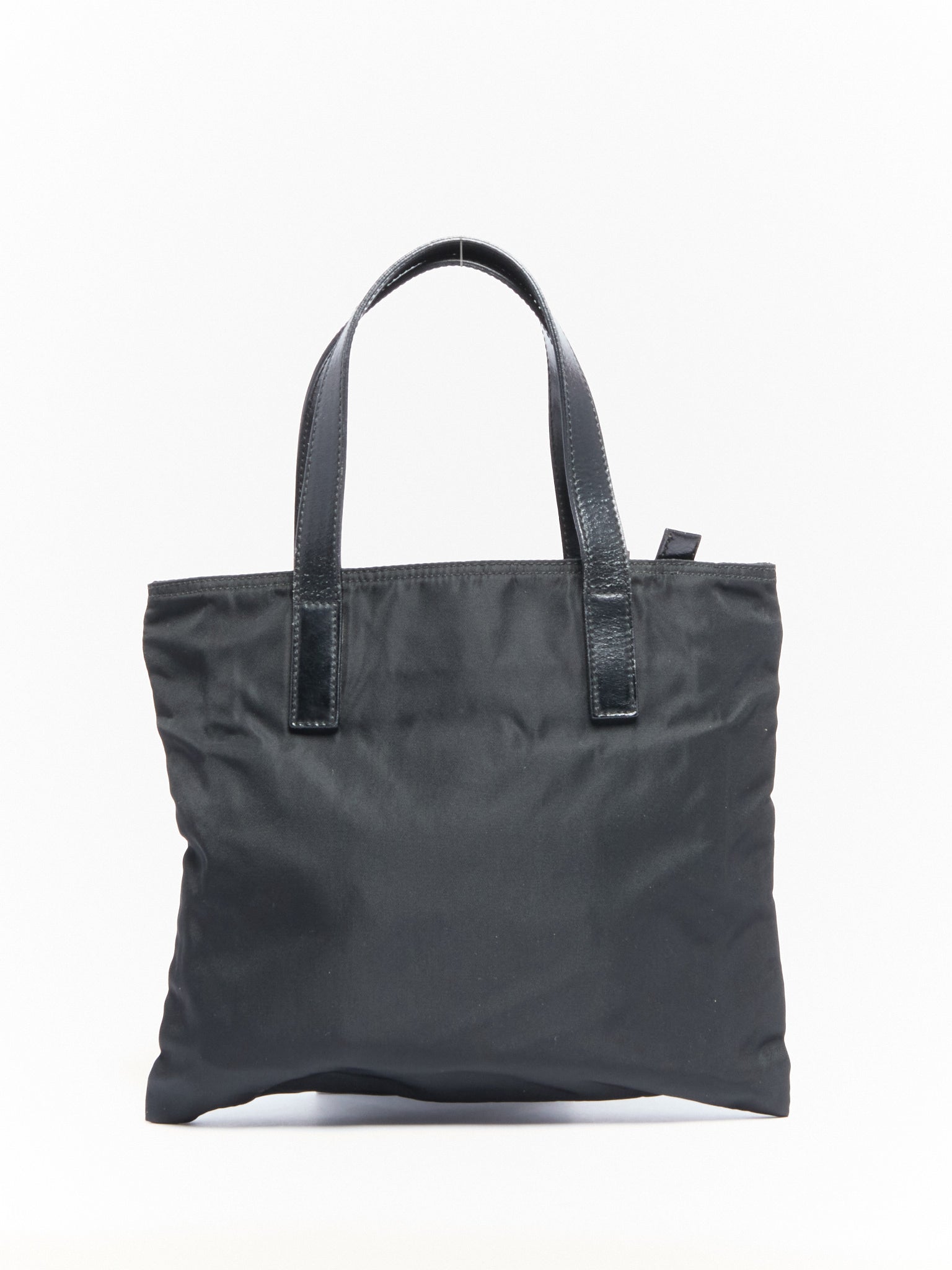 90's Prada Black Nylon Mini Hand Bag