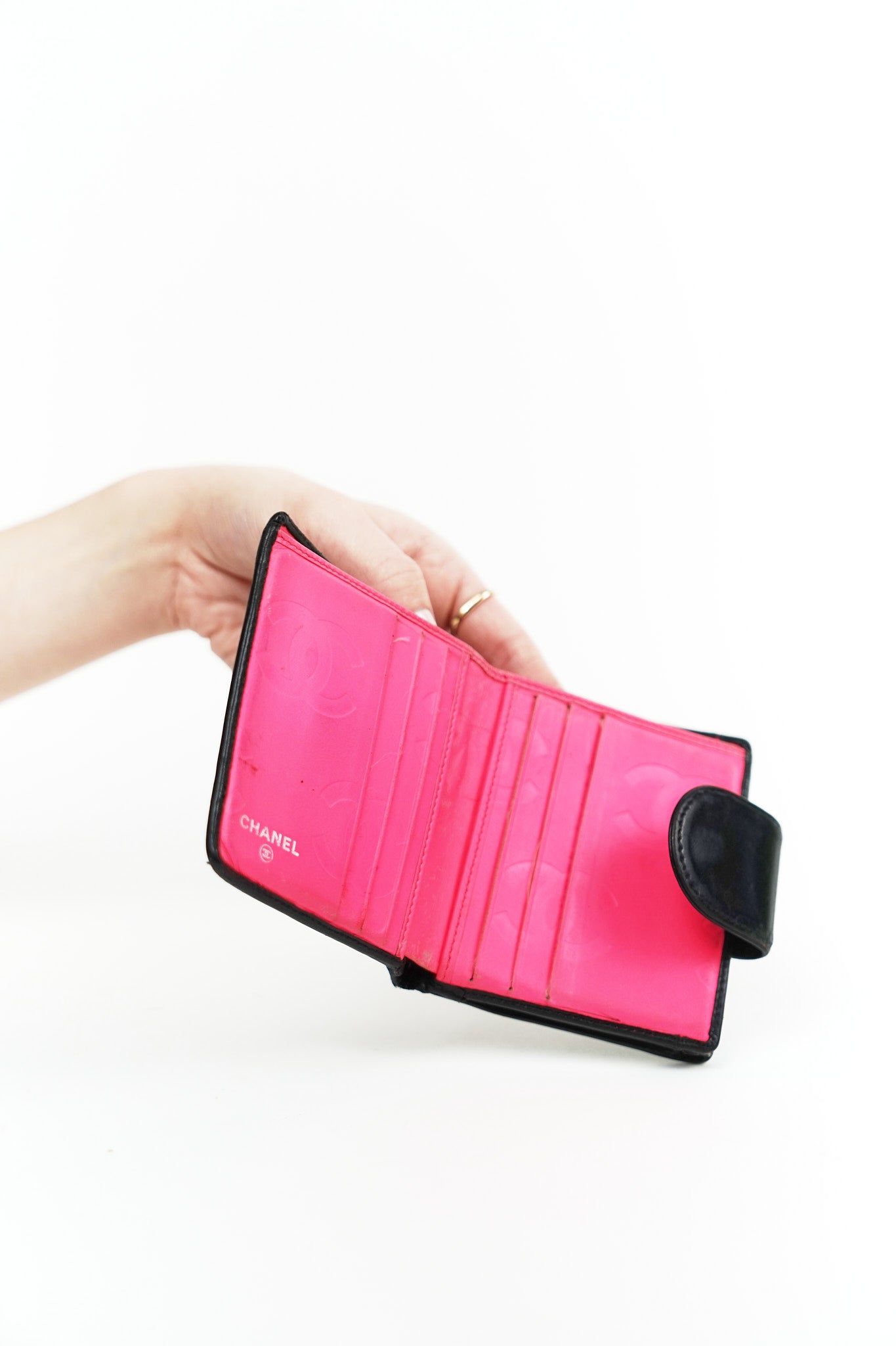 Chanel Black CC Lambskin Wallet