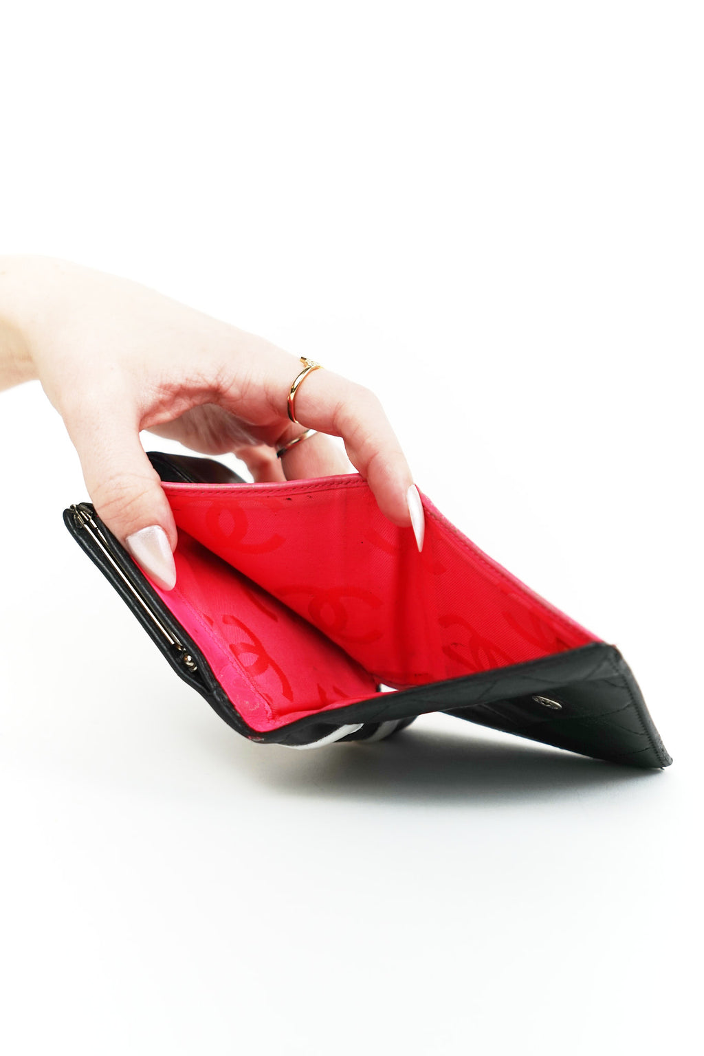 Chanel Black CC Lambskin Wallet