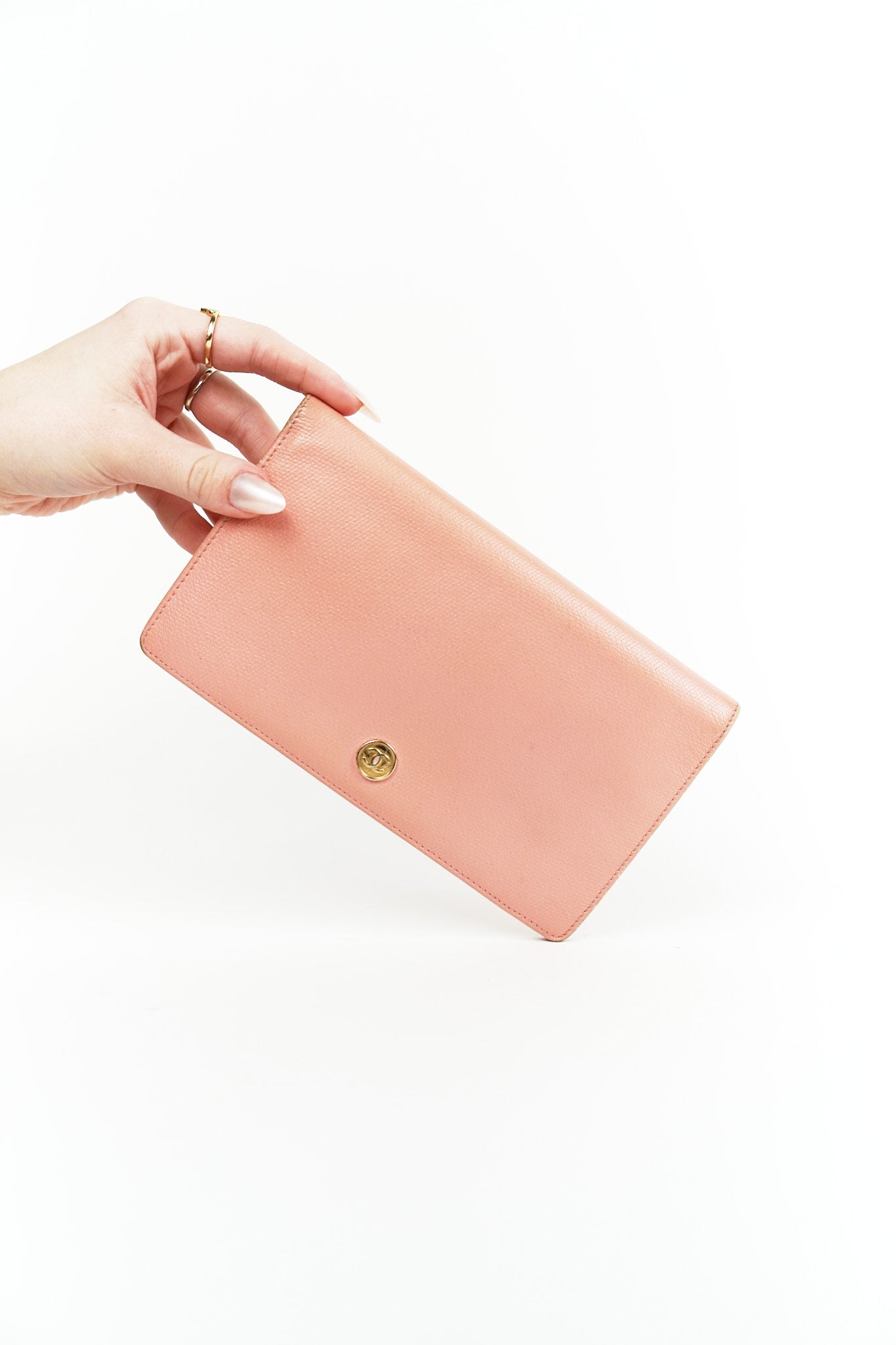 Chanel Pink Leather Wallet