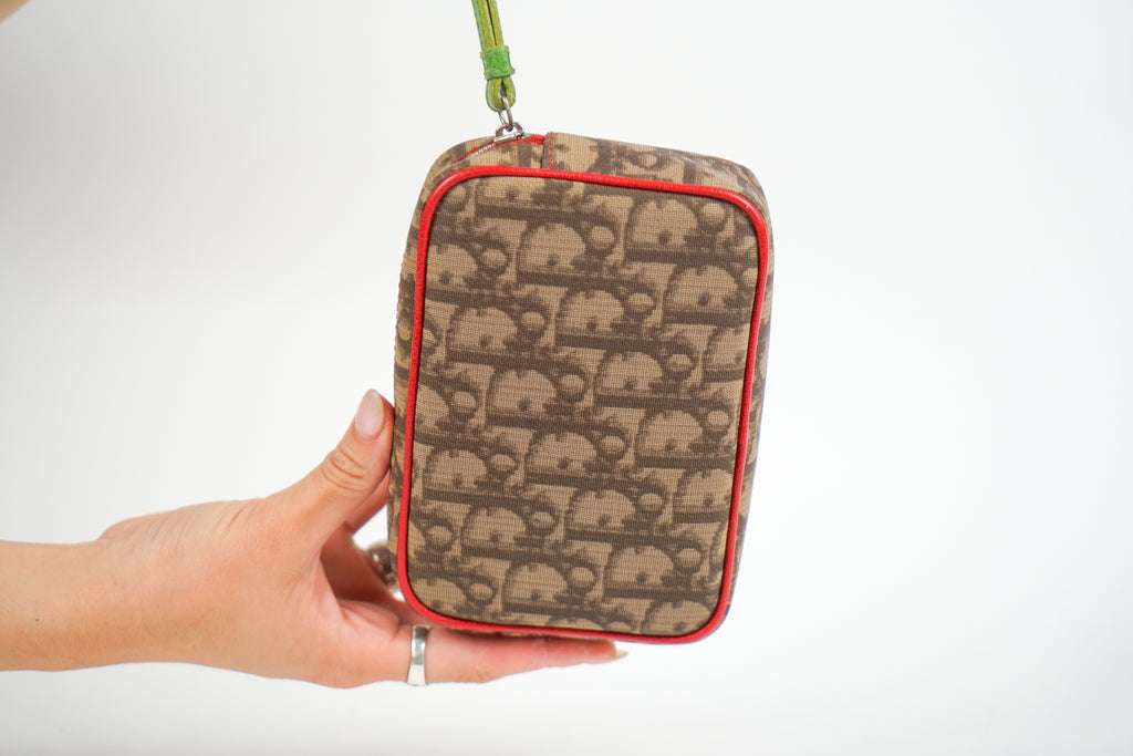 Vintage Christian Dior Rasta Wristlet