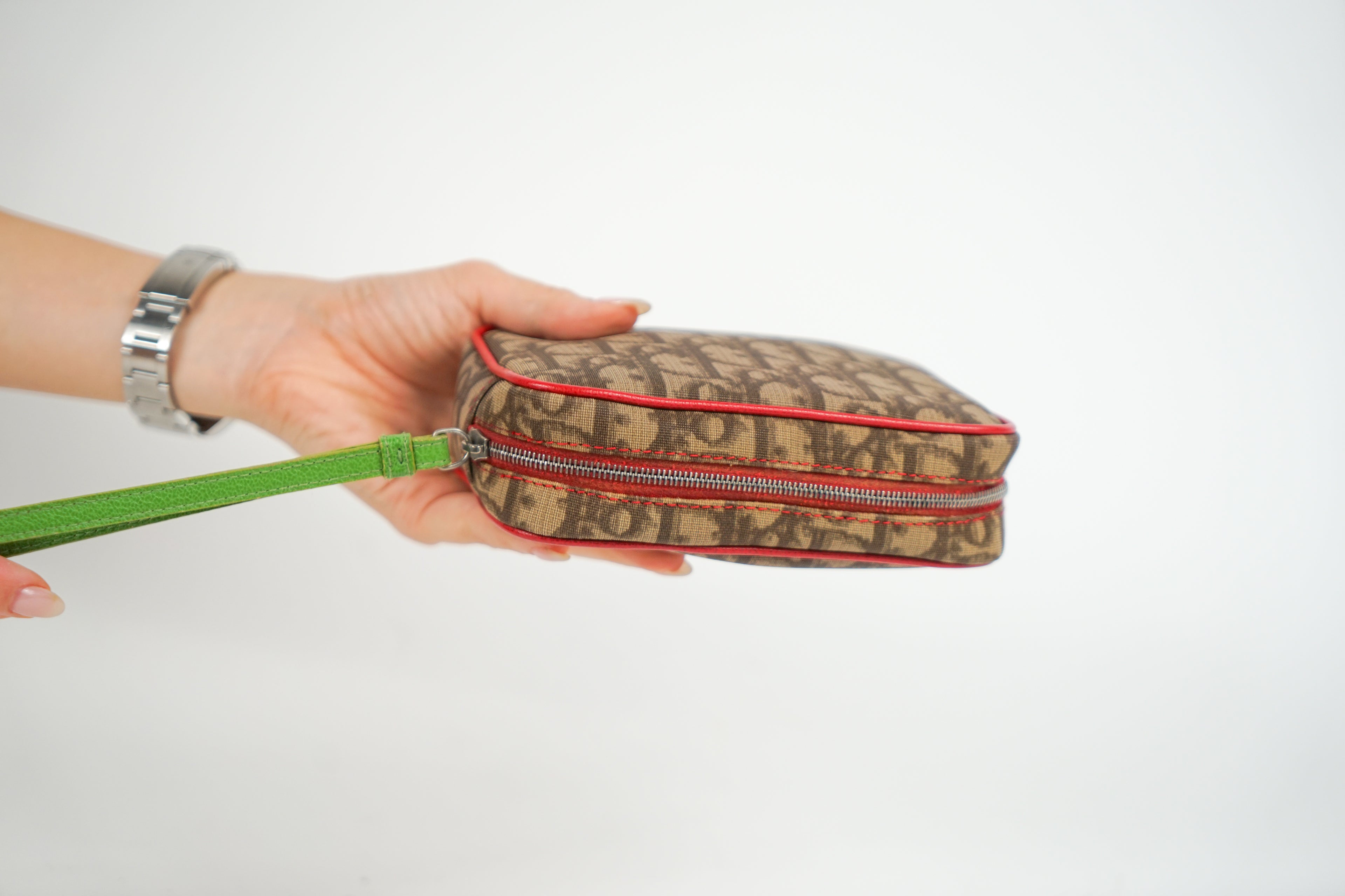 Vintage Christian Dior Rasta Wristlet