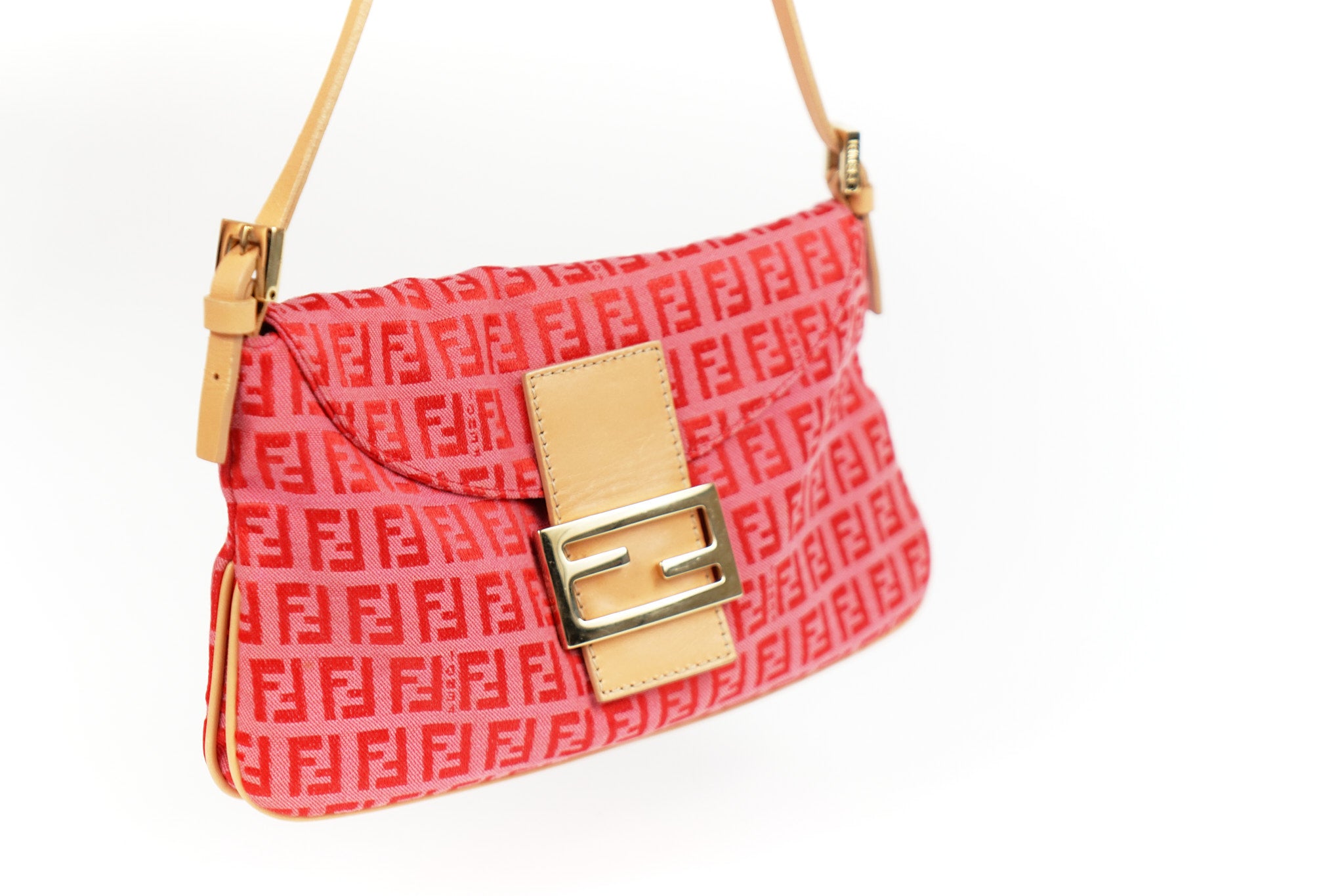Fendi Pink FF Monogram Pochette