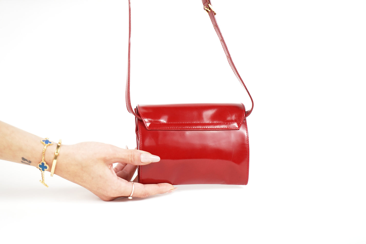 Prada Red Patent Belt Bag