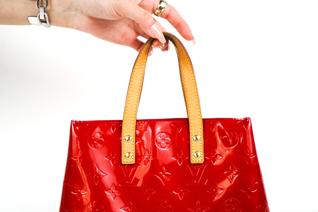 Vintage Louis Vuitton Red Patent Tote