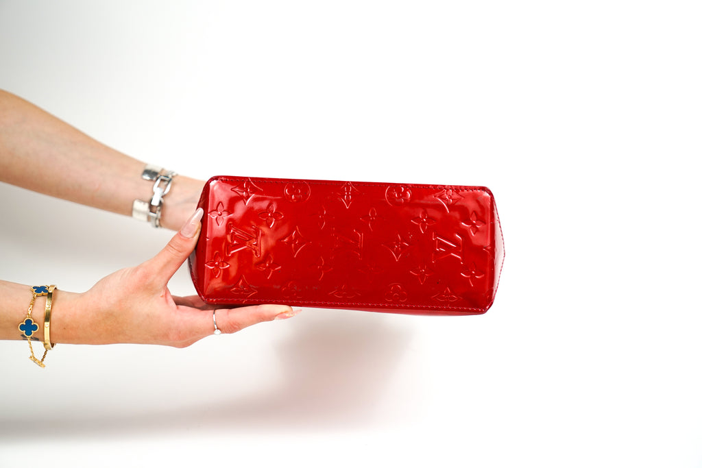 Vintage Louis Vuitton Red Patent Tote