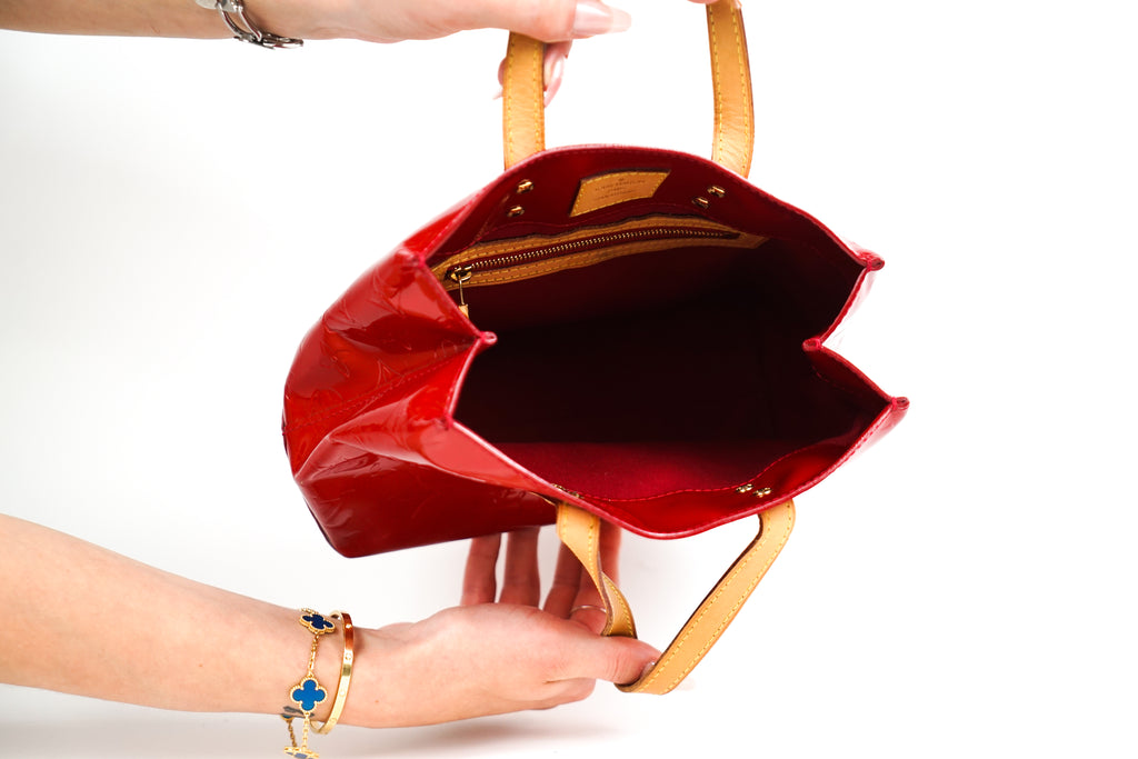 Vintage Louis Vuitton Red Patent Tote