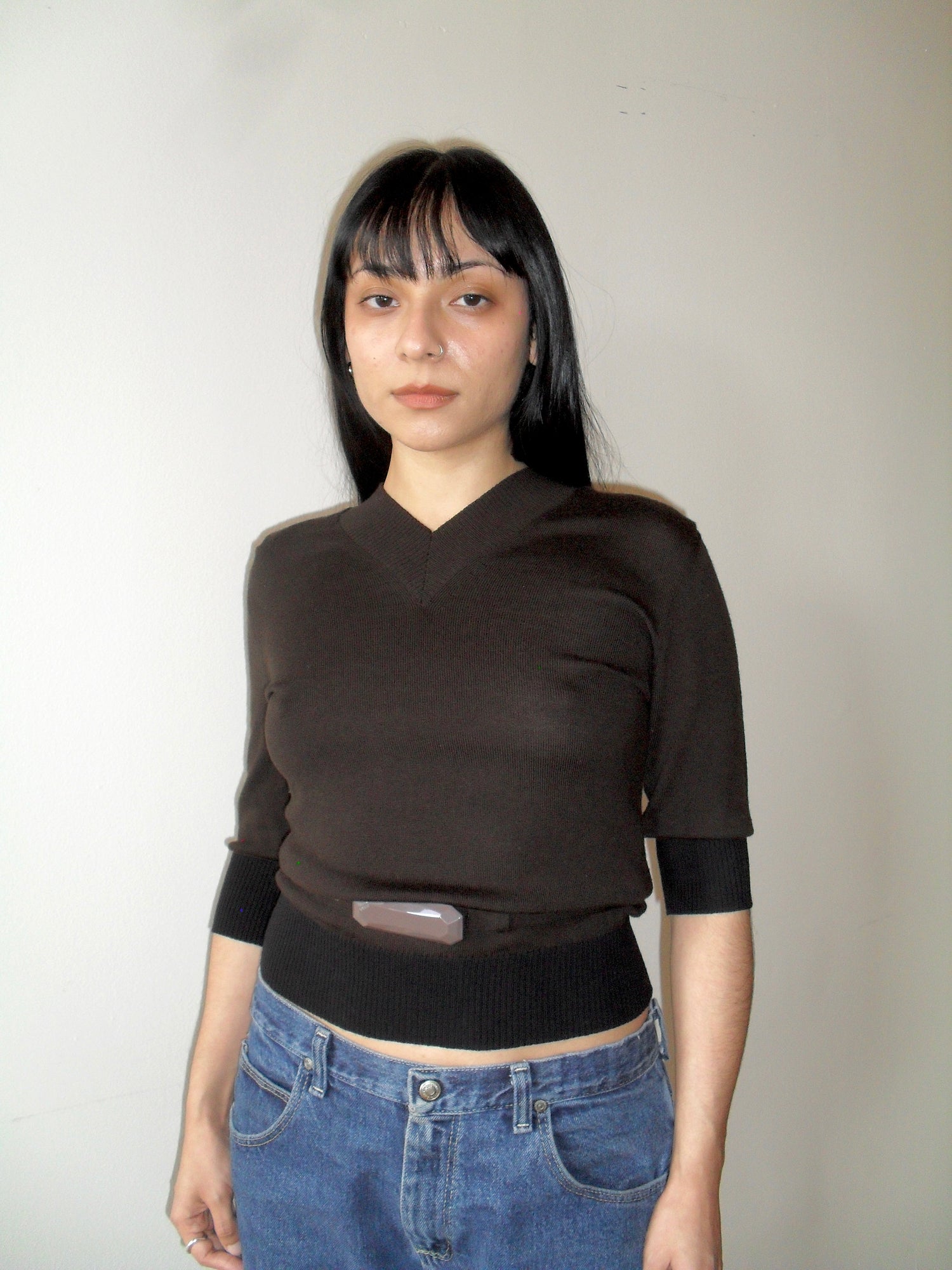 Fendi Knit Belted Sweater