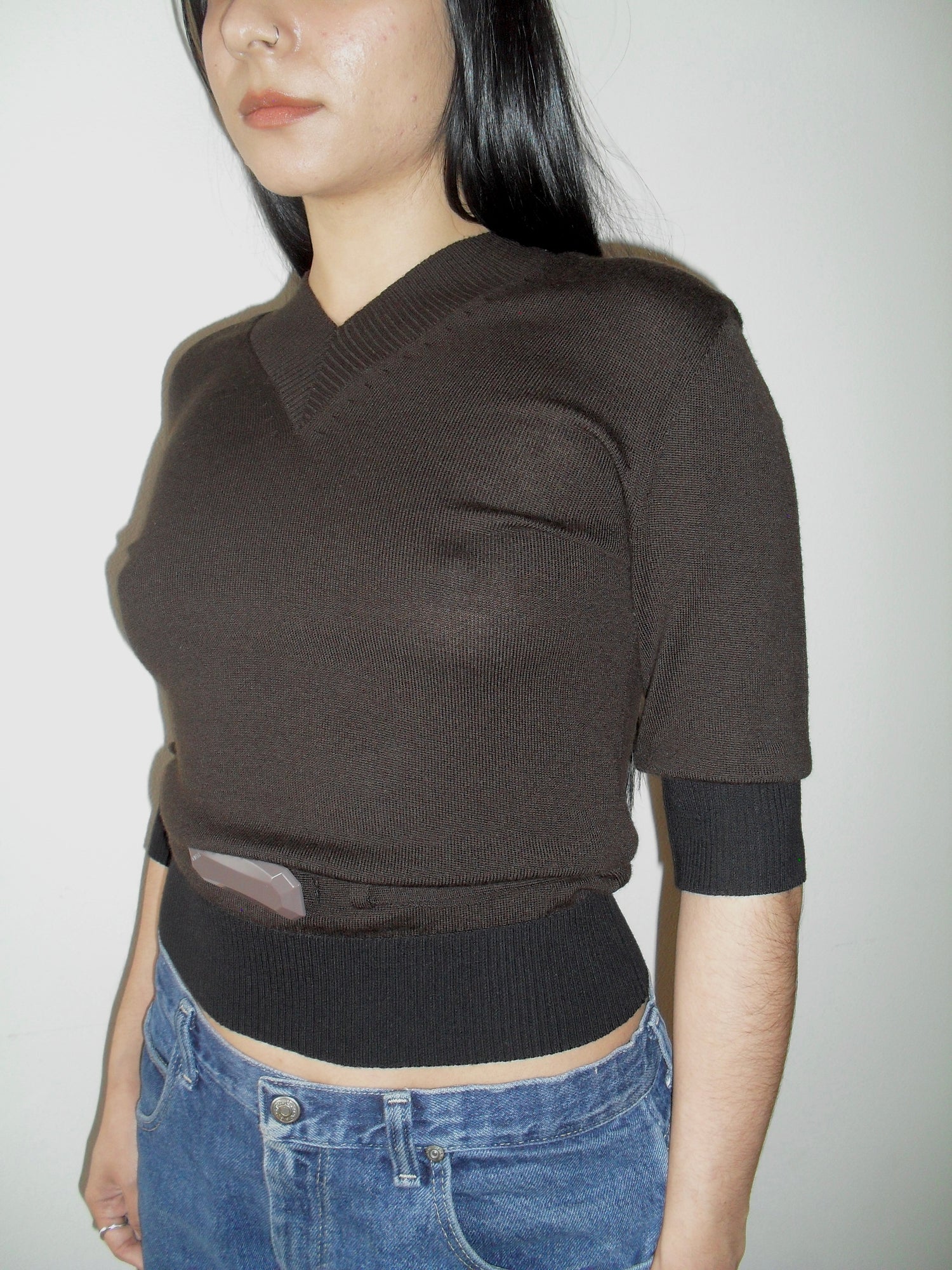Fendi Knit Belted Sweater