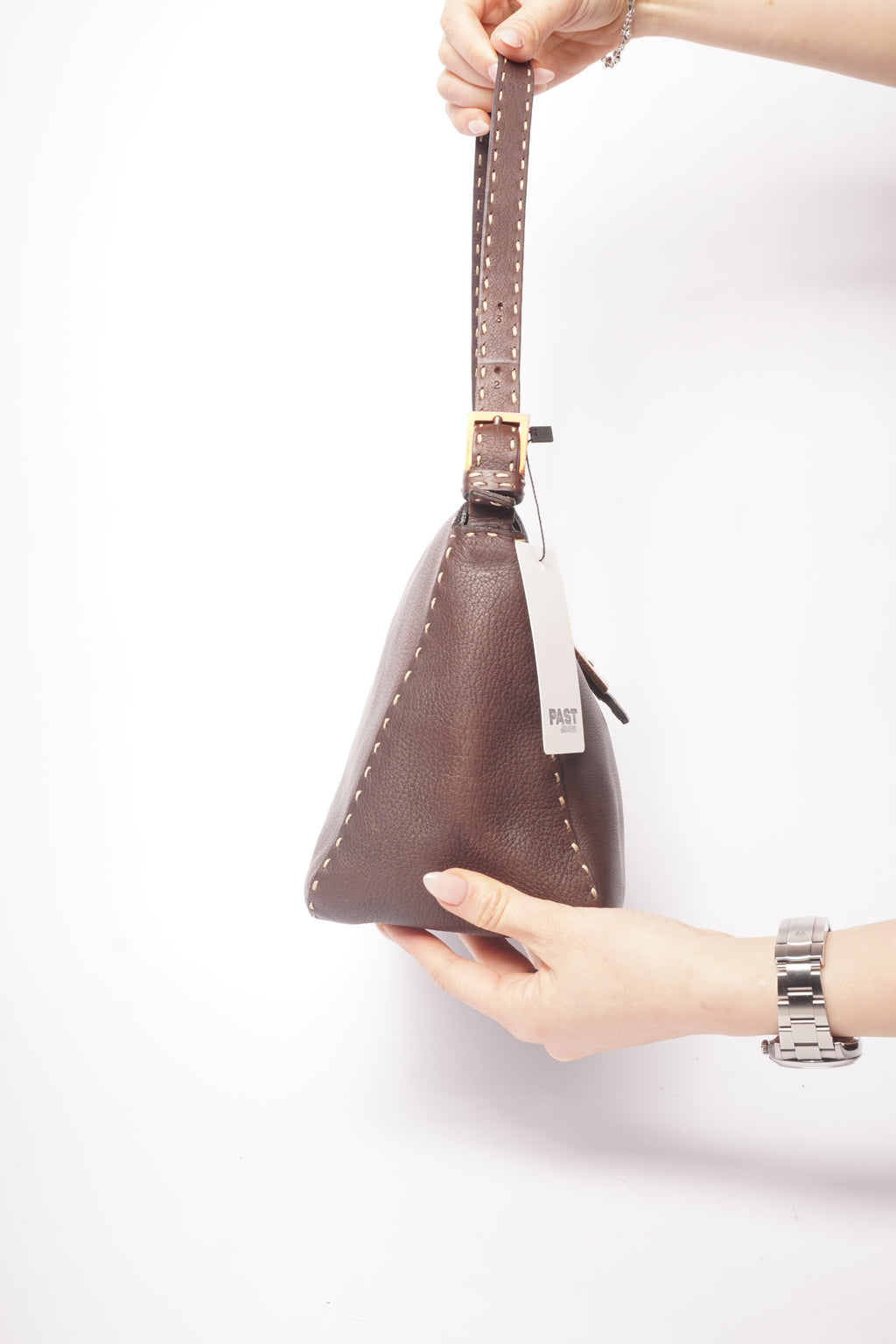Fendi Selleria Dark Brown Shoulder Bag