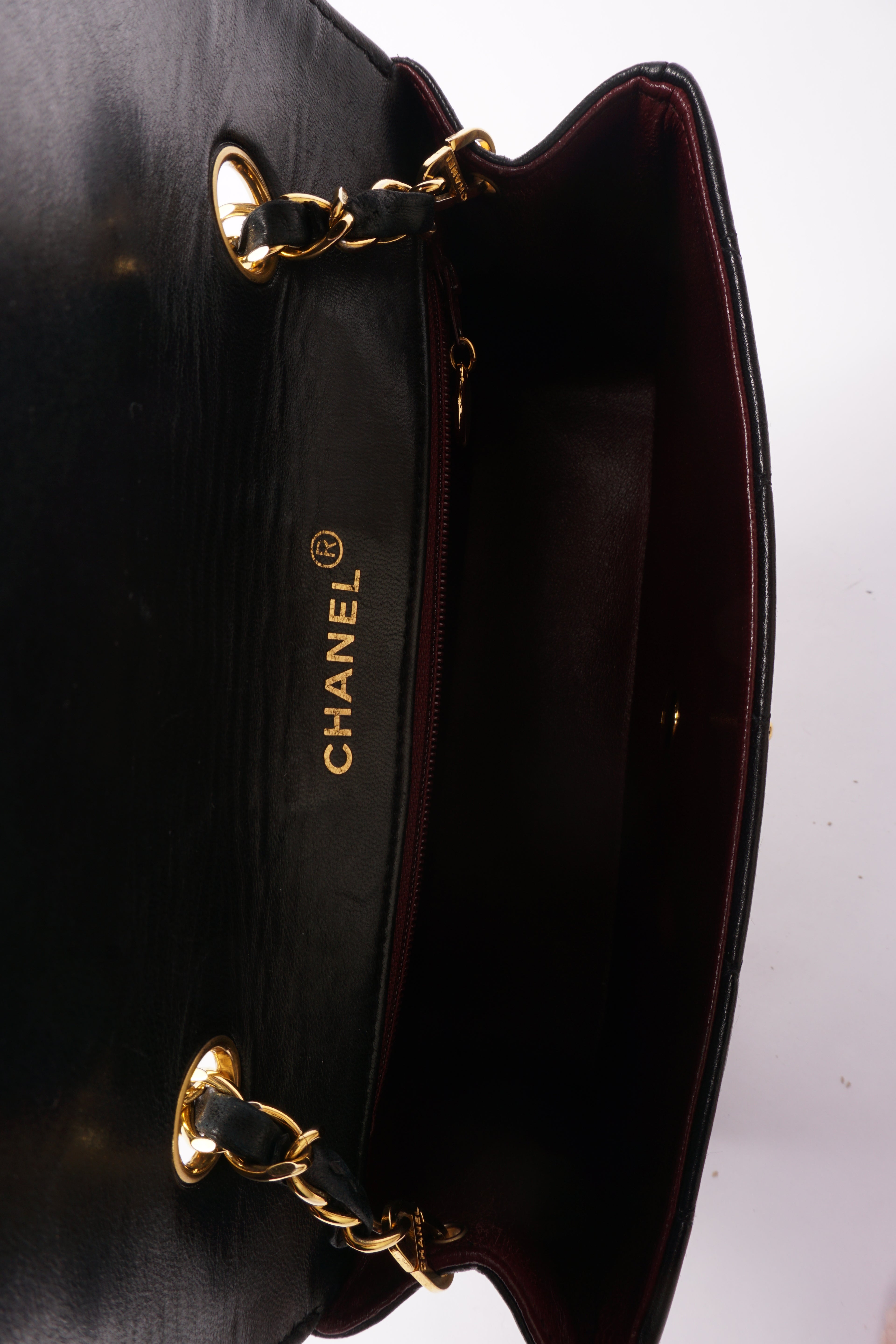 90's Chanel Lambskin Diana Bag