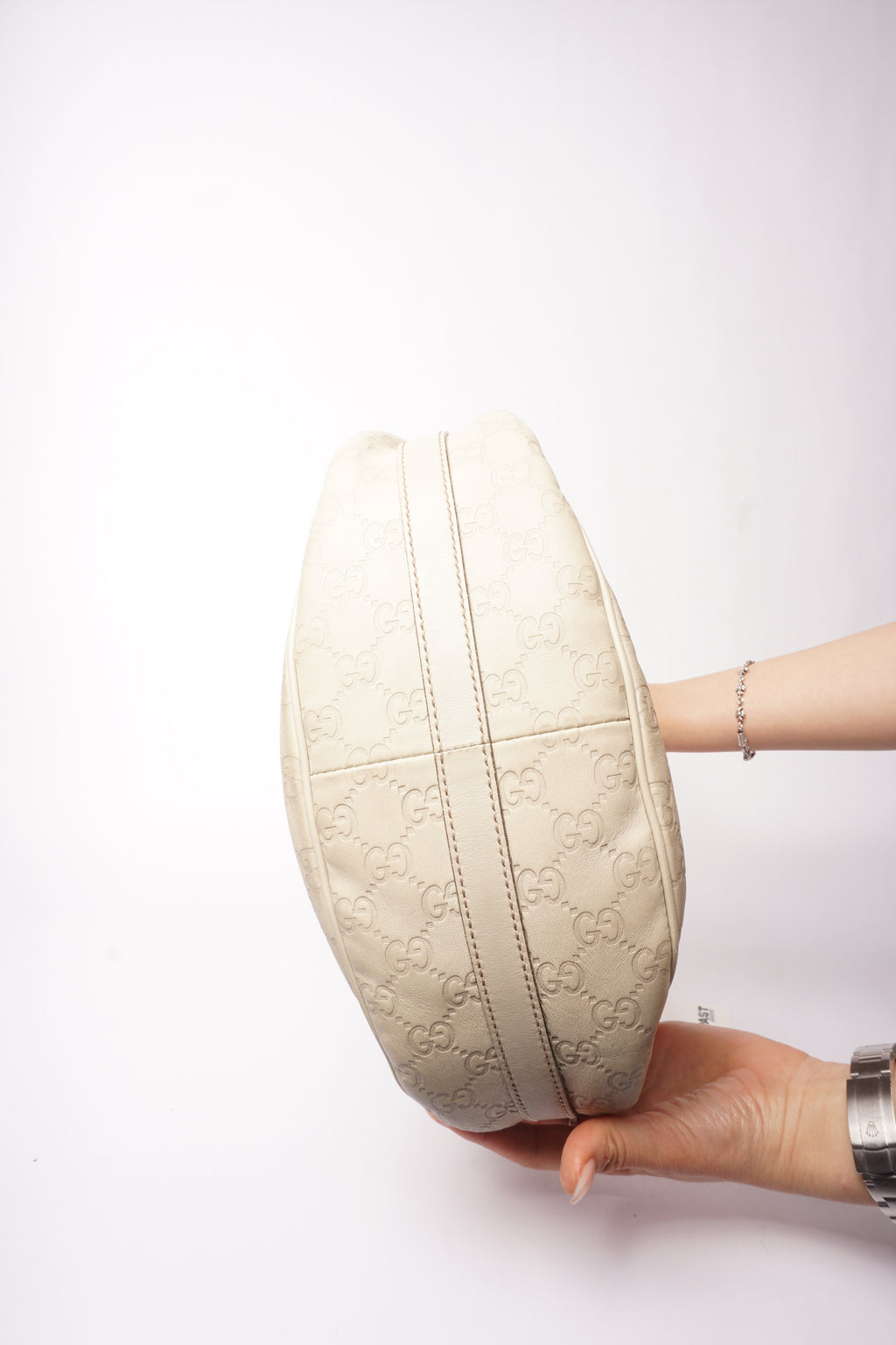 Gucci Beige Interlocking G Twins Shoulder Bag