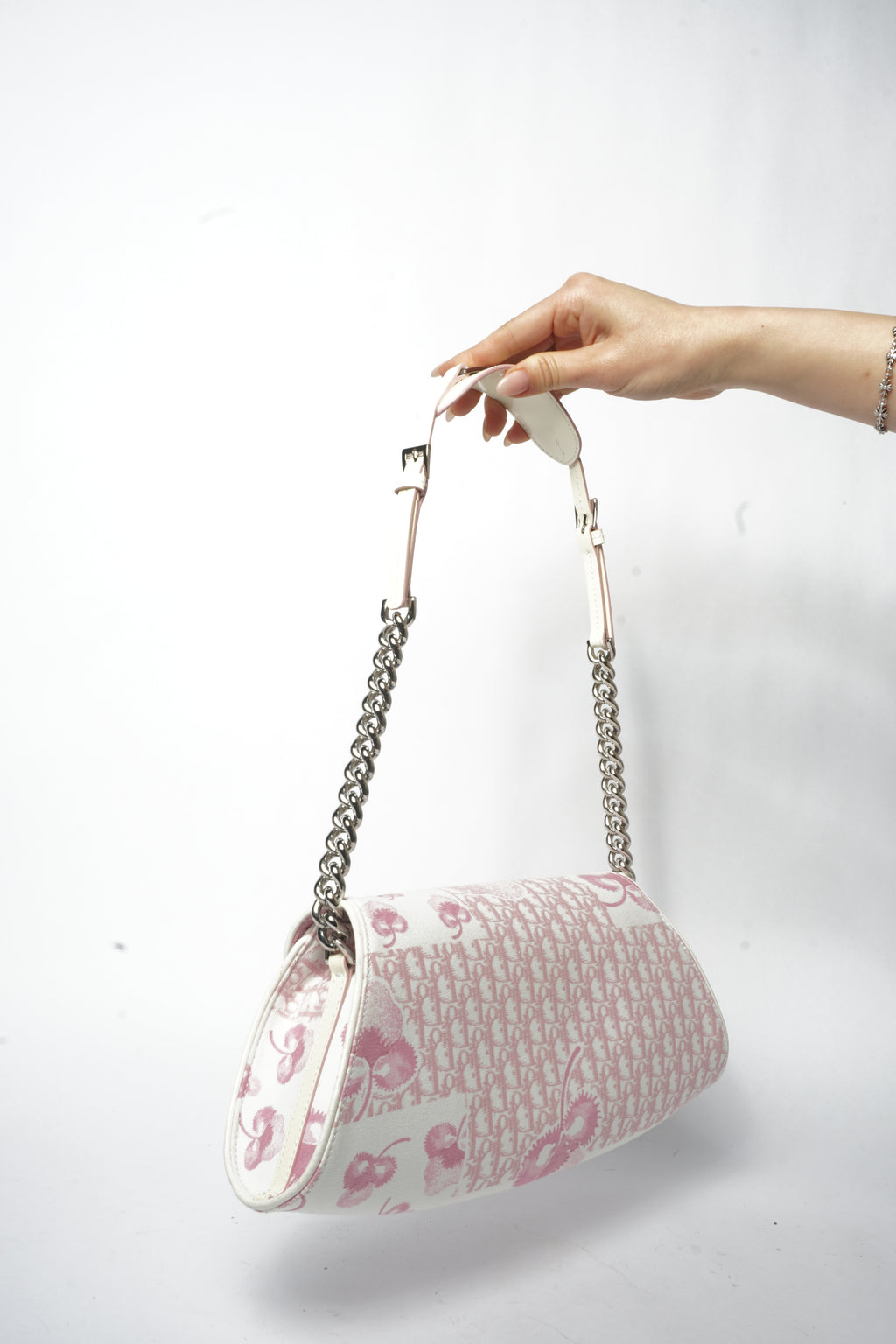 2000's Dior Cherry Blossom Girly Chain Shoulder Bag by John Galliano