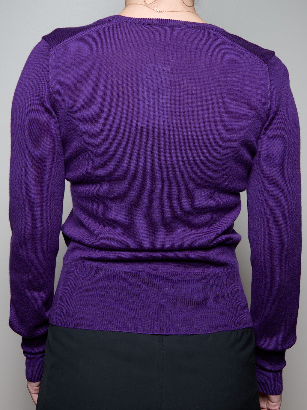 Vivienne Westwood Purple Scoop Neck Orb Top