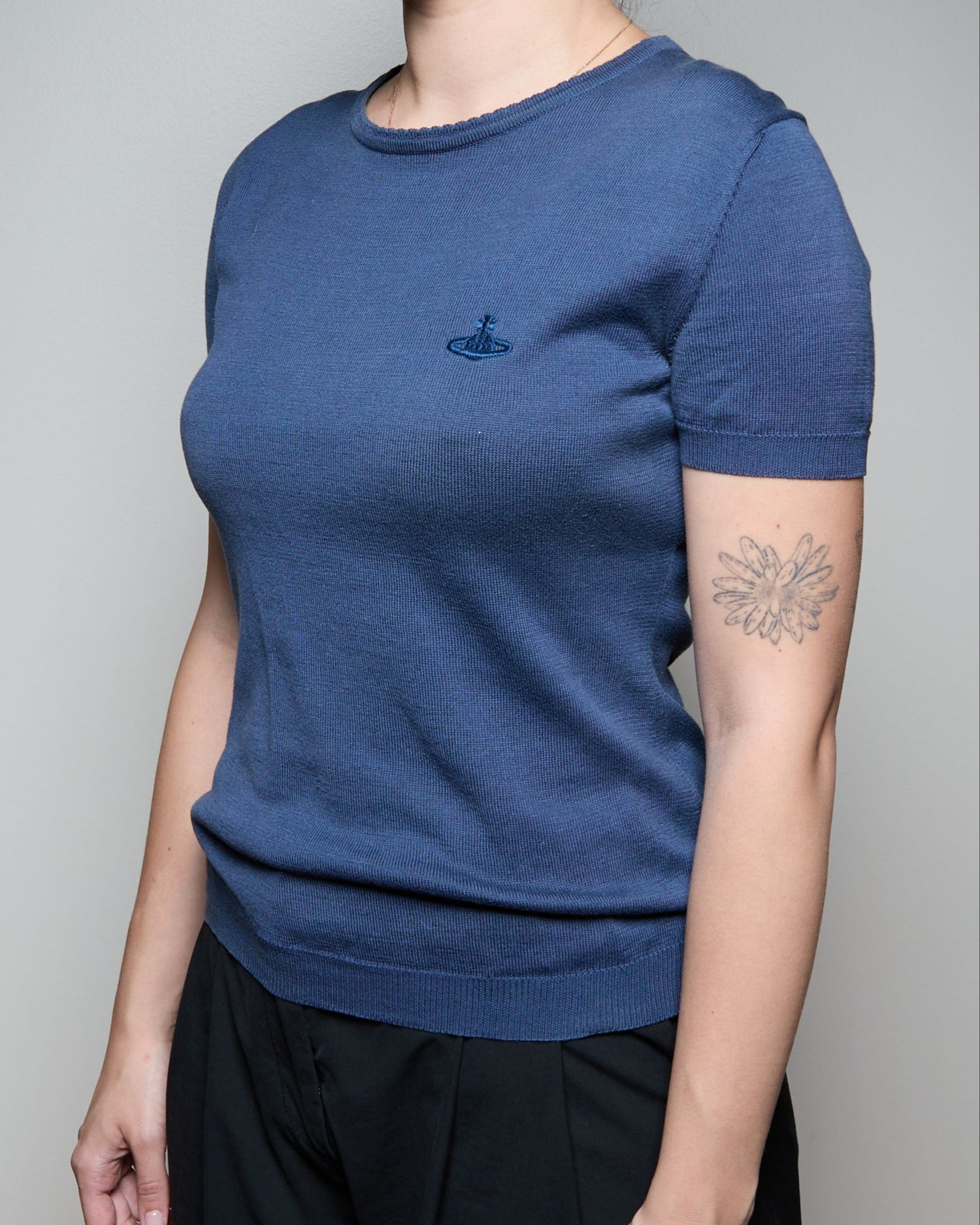 Vivienne Westwood Teal Knit Tee
