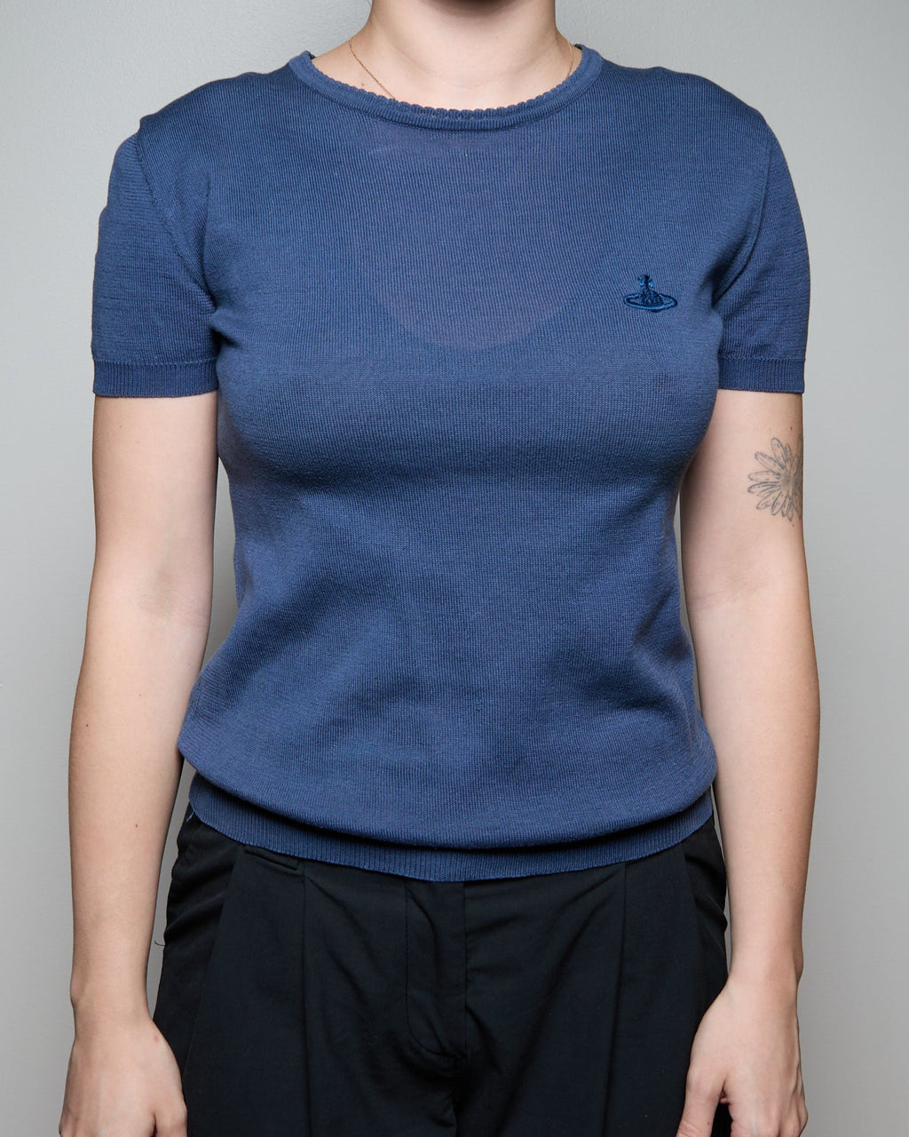 Vivienne Westwood Teal Knit Tee