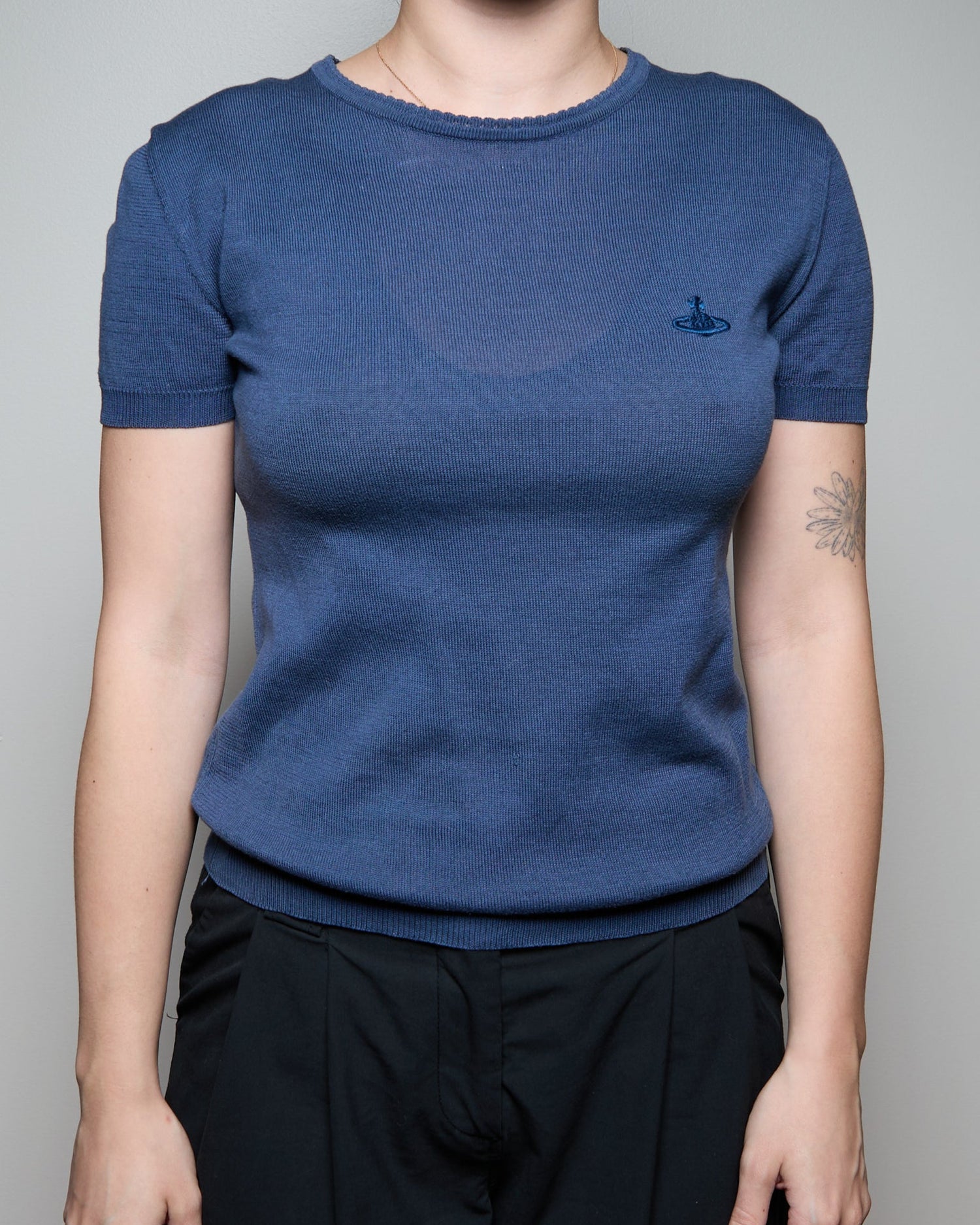 Vivienne Westwood Teal Knit Tee