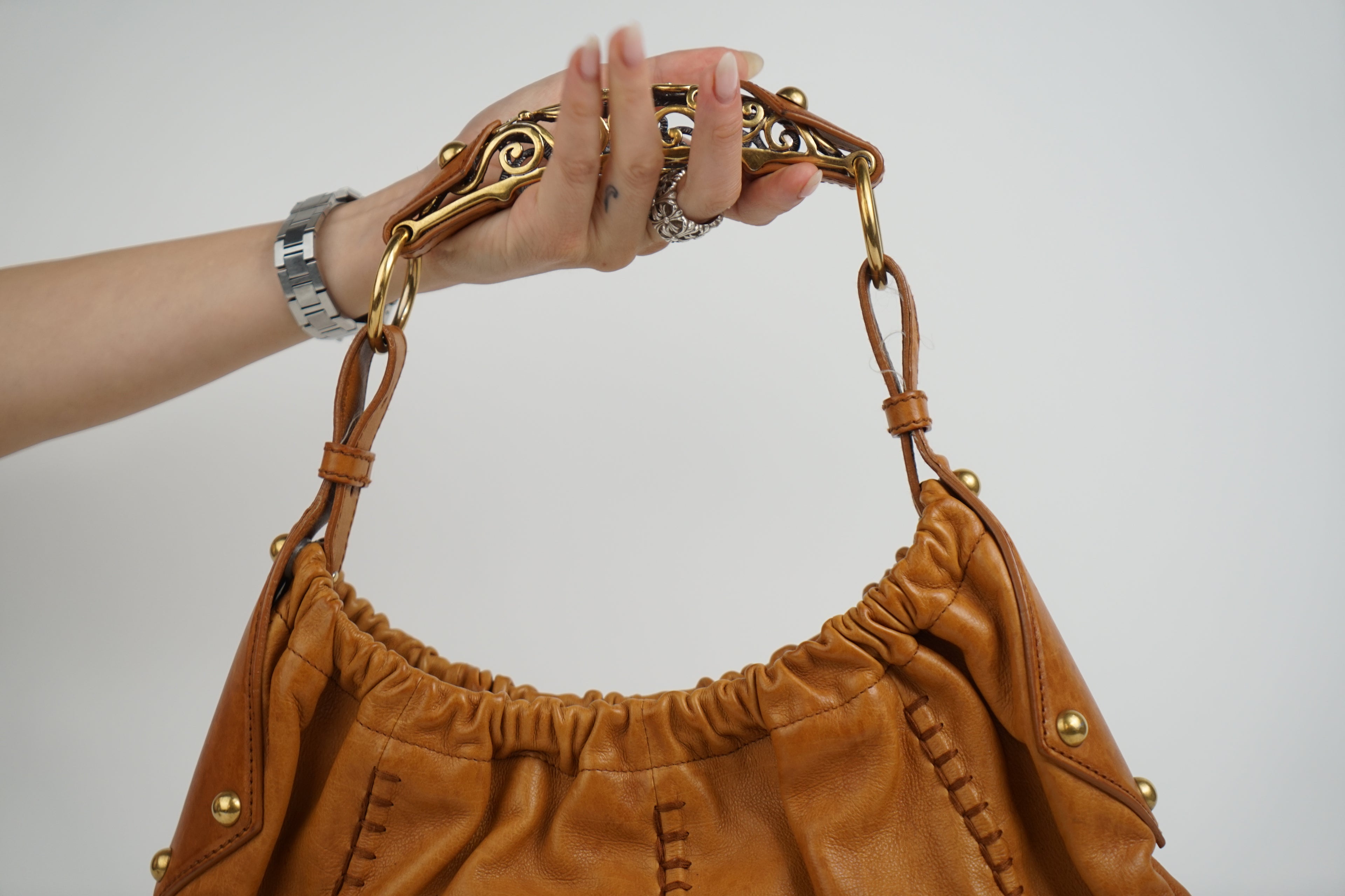 Vintage YSL Mombasa Camel Bag