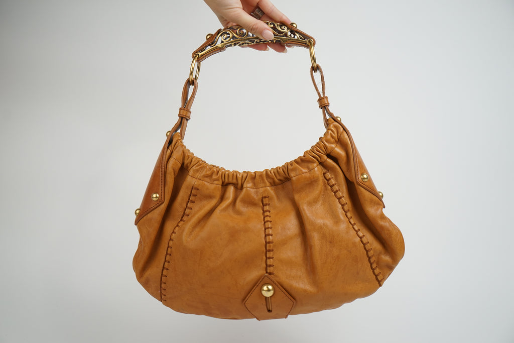 Vintage YSL Mombasa Camel Bag