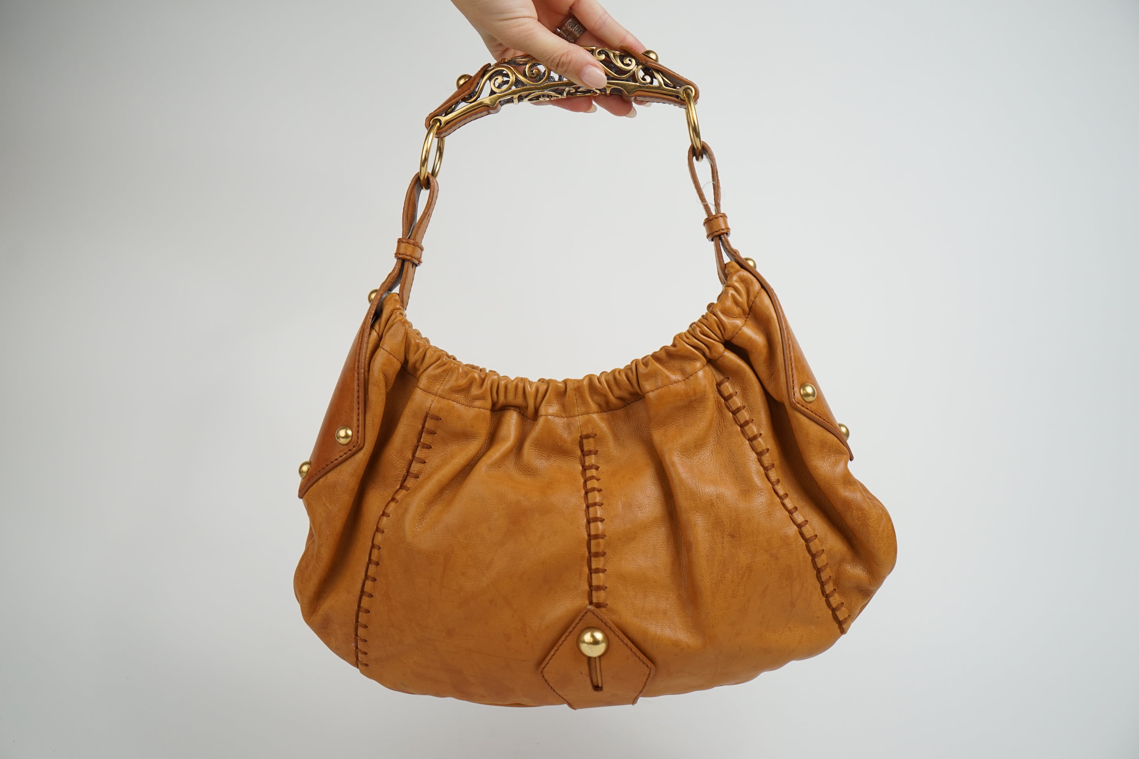 Vintage YSL Mombasa Camel Bag