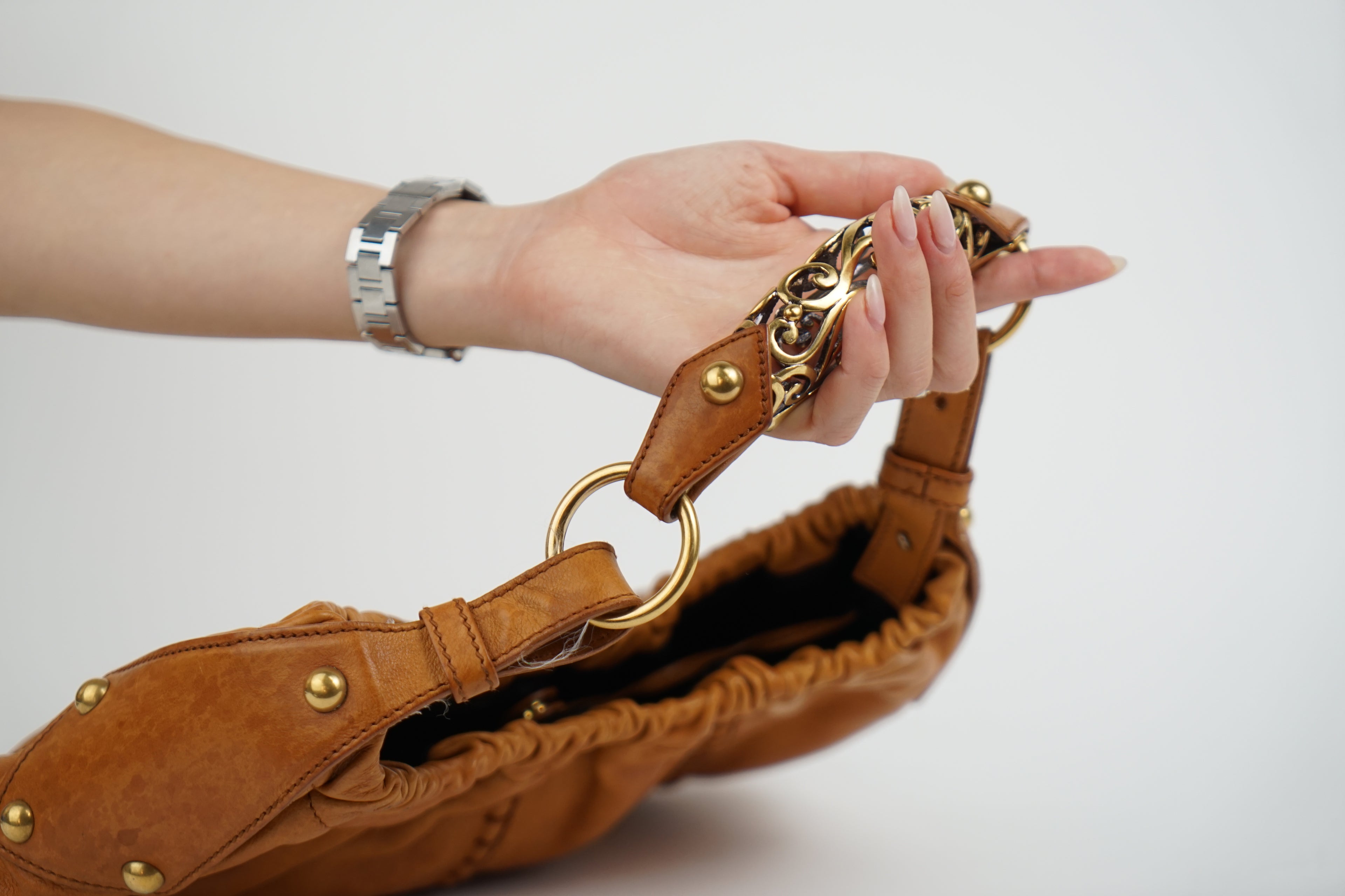 Vintage YSL Mombasa Camel Bag