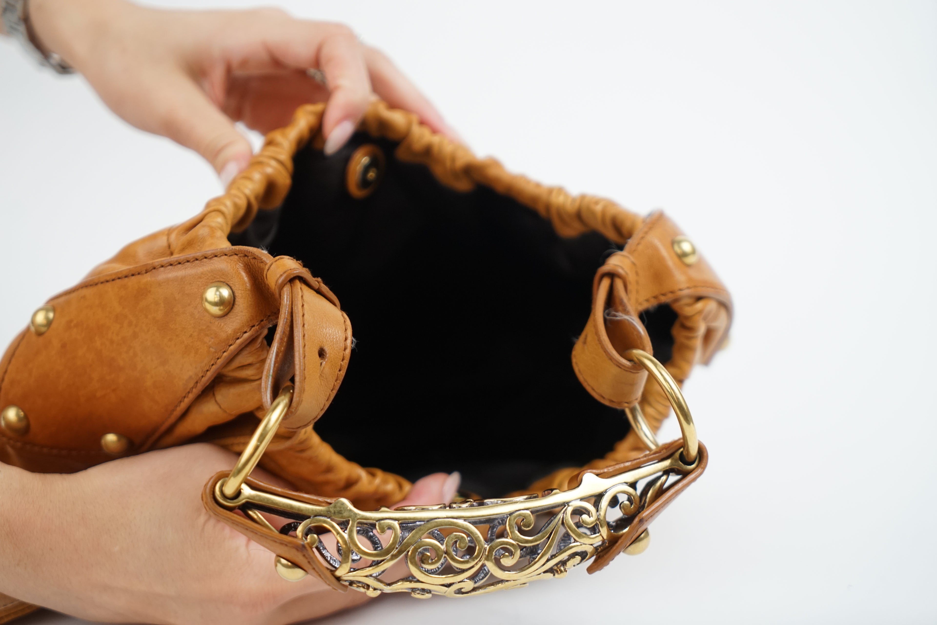 Vintage YSL Mombasa Camel Bag