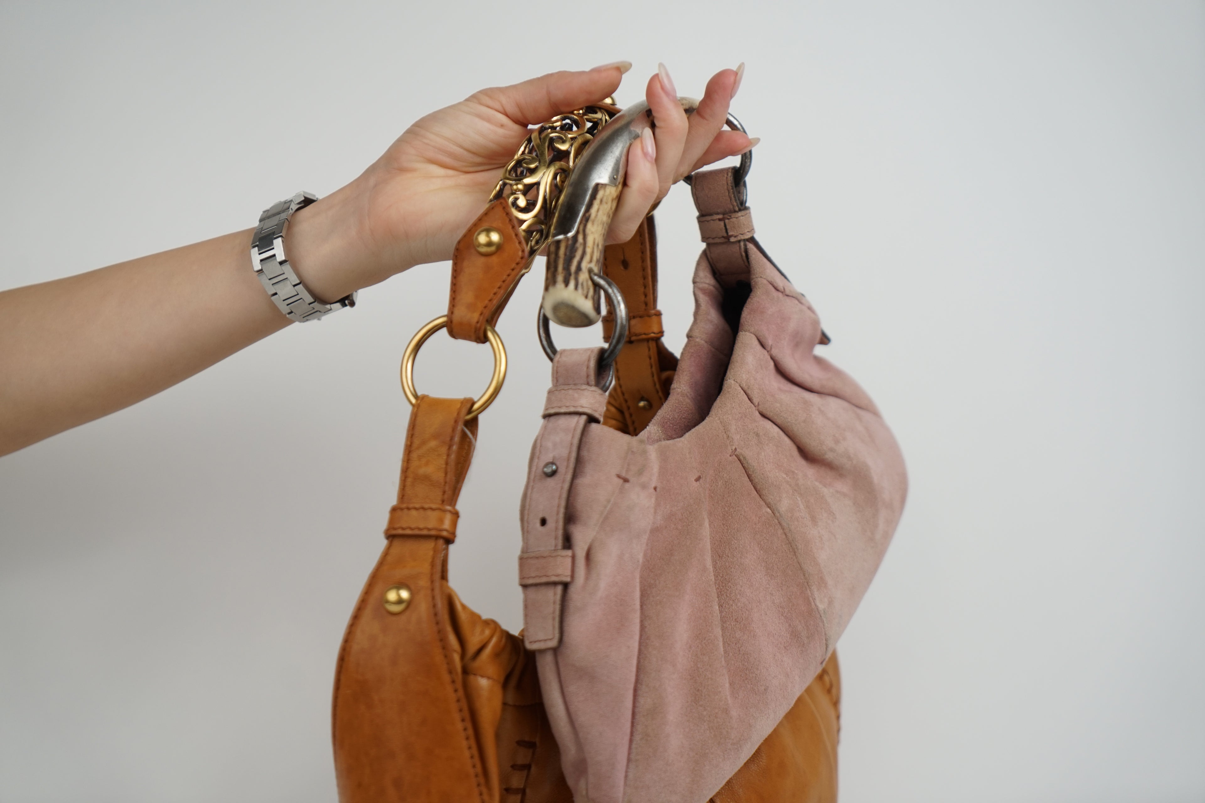 Vintage YSL Suede Mombasa Bag