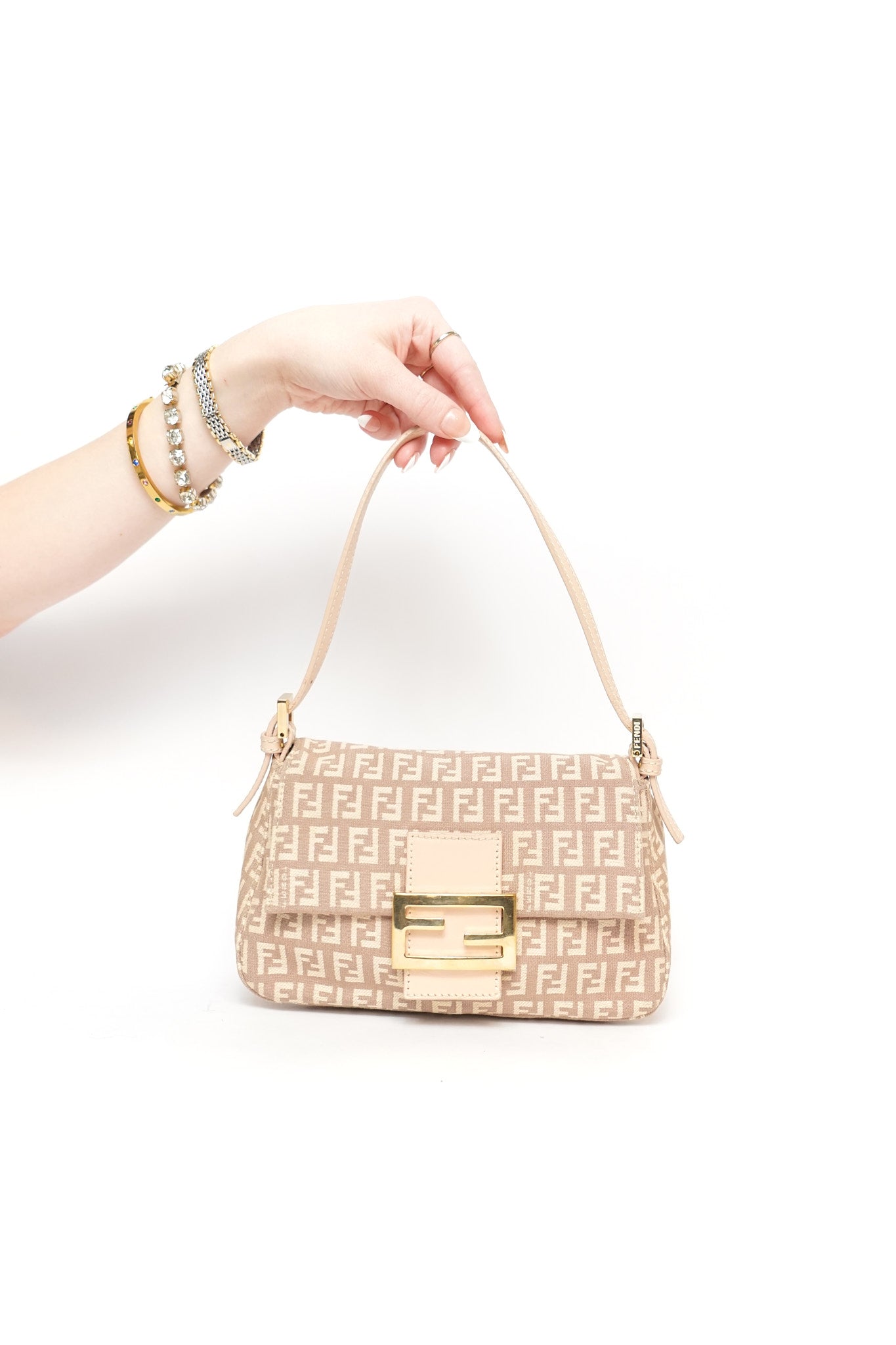 Fendi Light Pink Mini Baguette