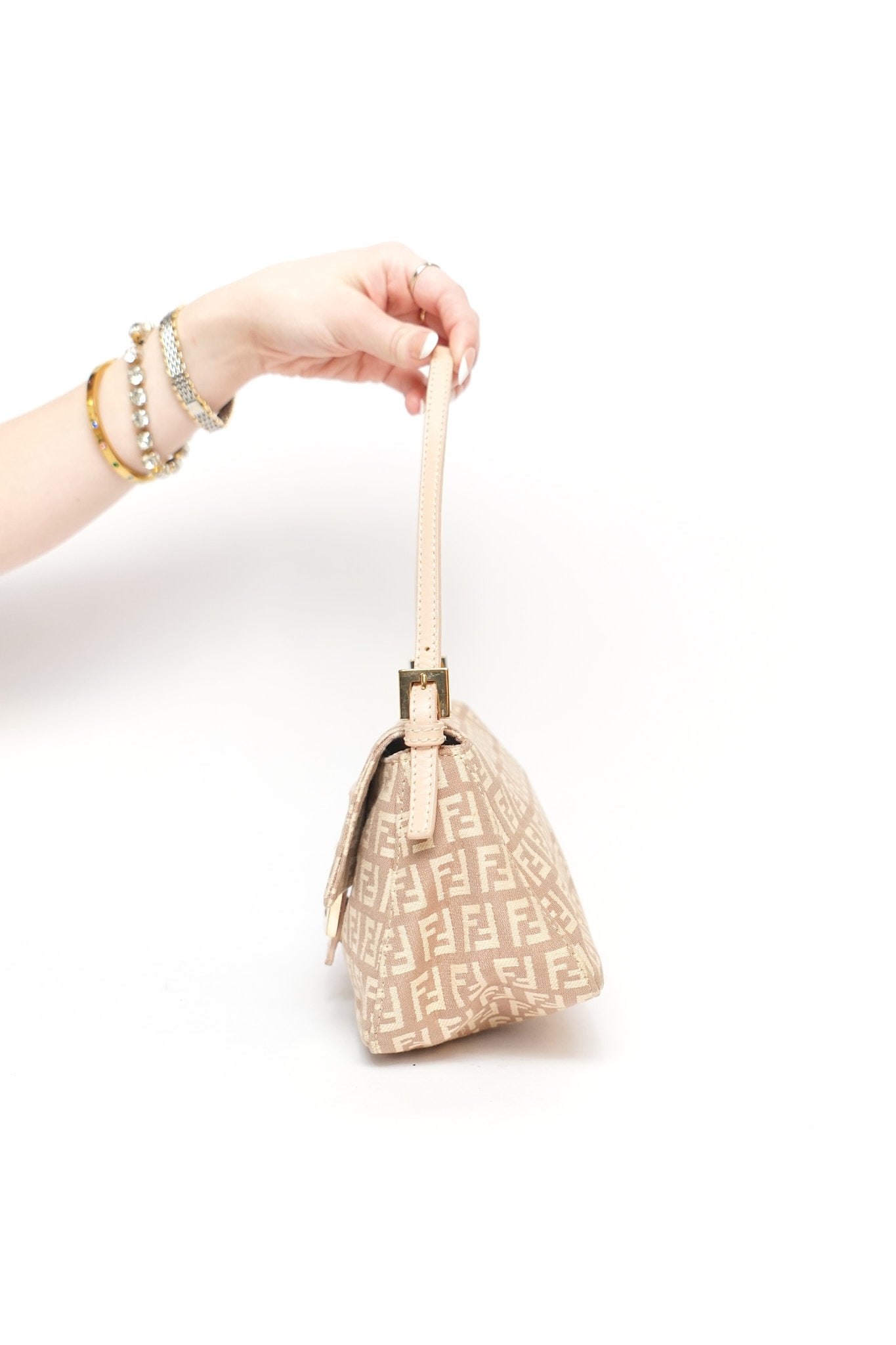 Fendi Light Pink Mini Baguette