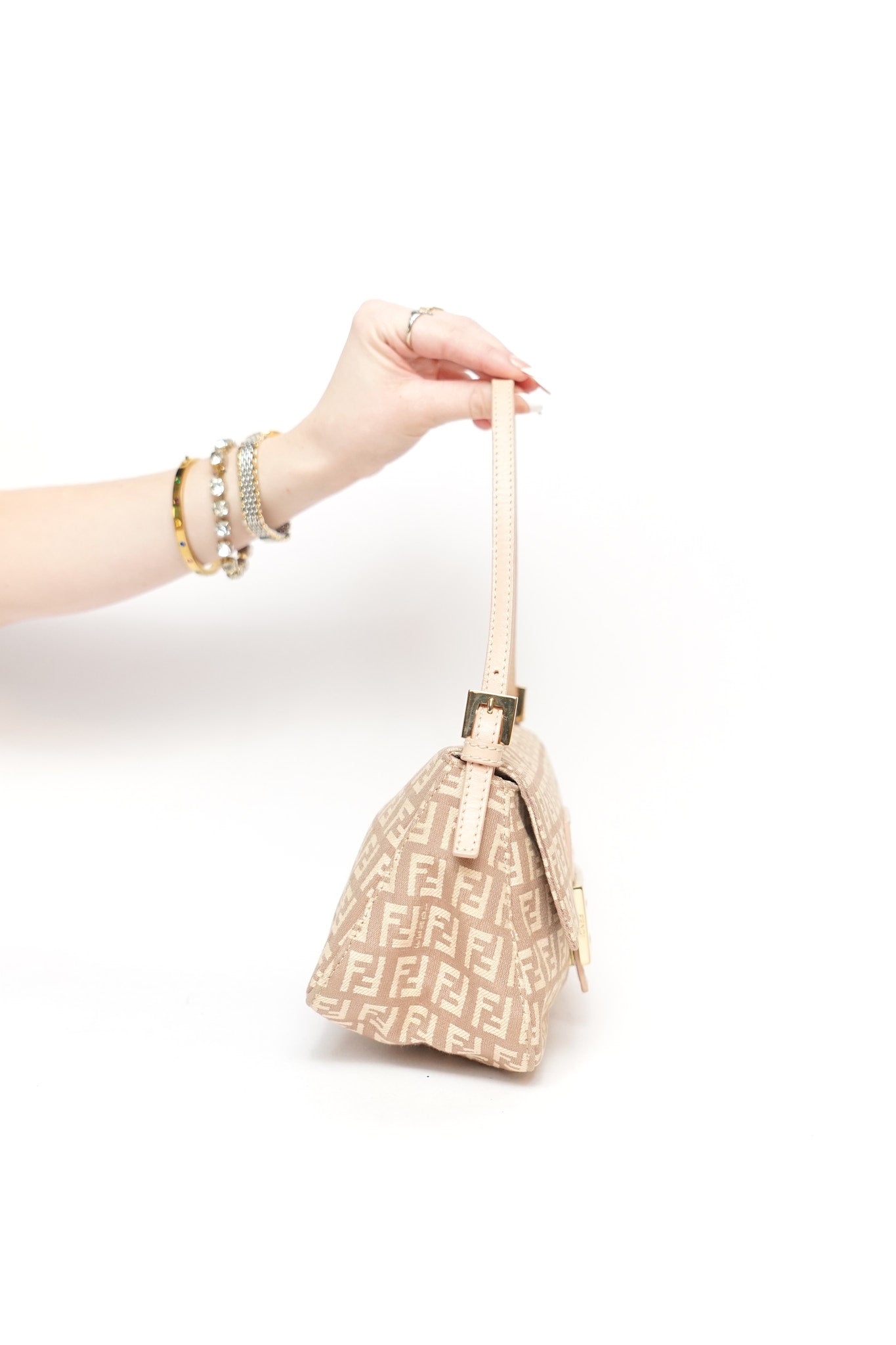 Fendi Light Pink Mini Baguette