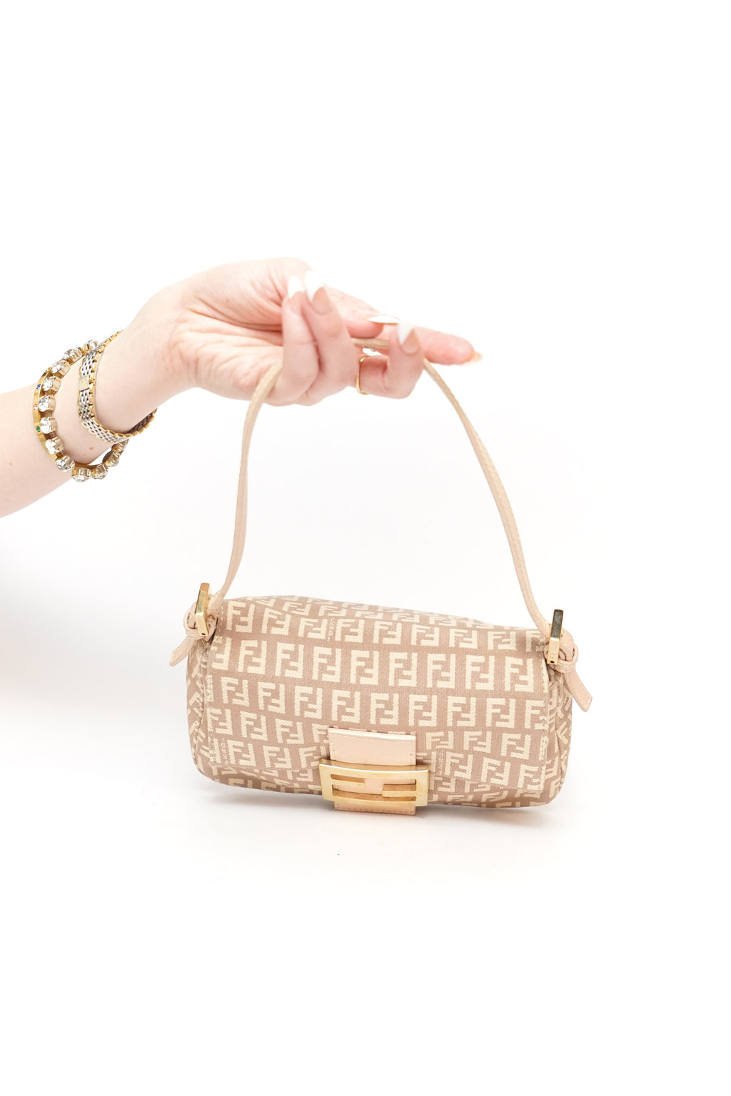 Fendi Light Pink Mini Baguette