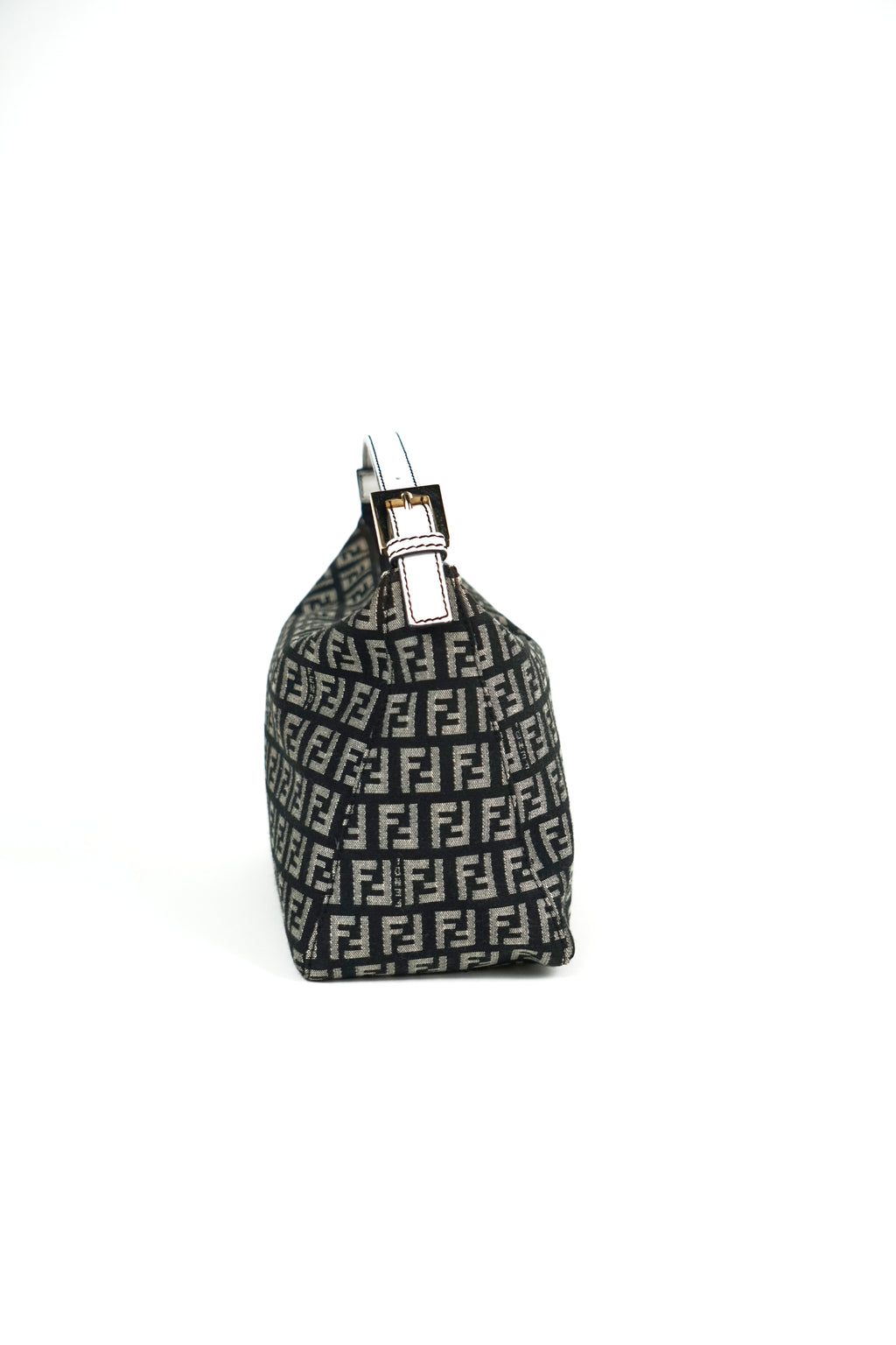 Fendi Black and White Zucchino Pochette