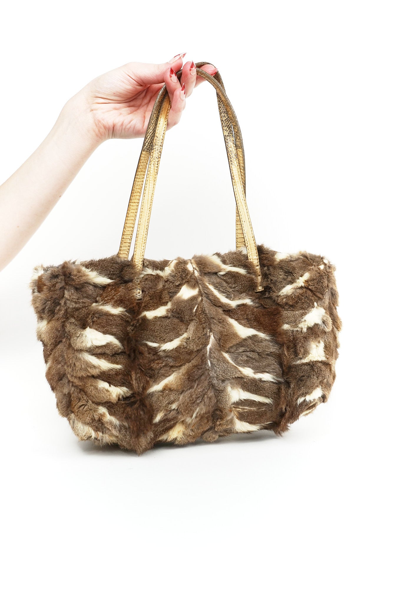 Fendi Rabbit Fur Mini Tote